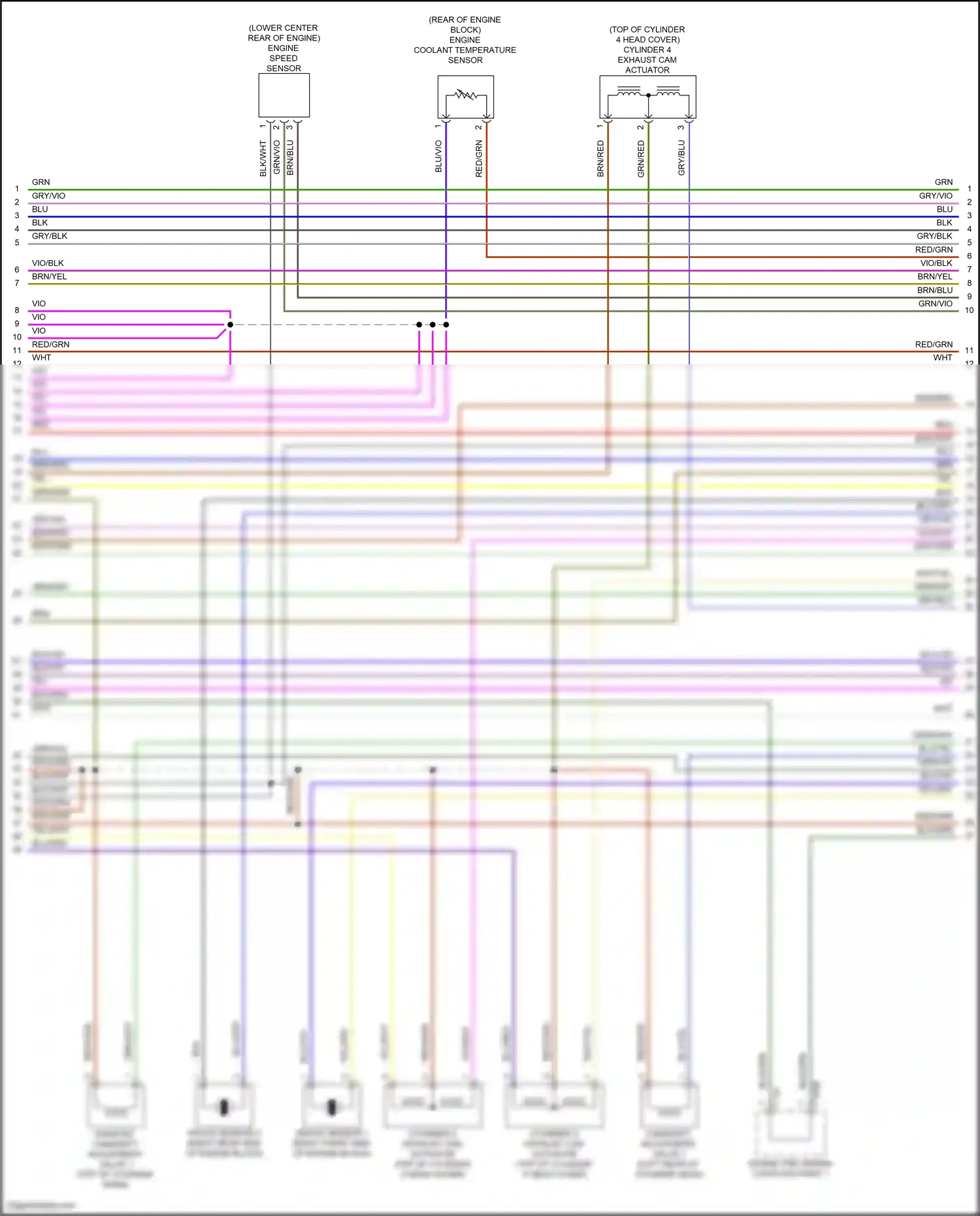 Audi RS3 8Y (2021-2024) engine coolant temperature sensor wiring diagram  (4 of 5)