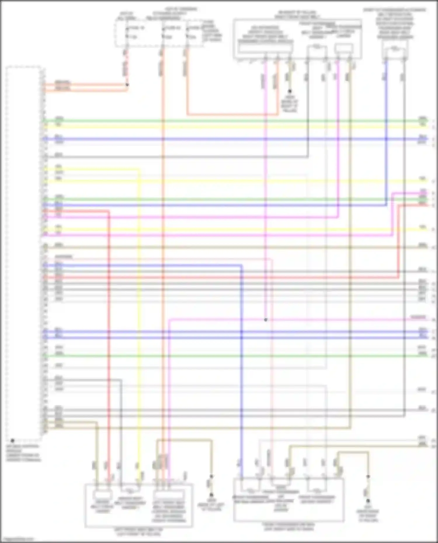Wiring diagram hot w/ terminal 15 power supply relay energized for Audi RS3 8Y (2021-2024) (9 of 11)