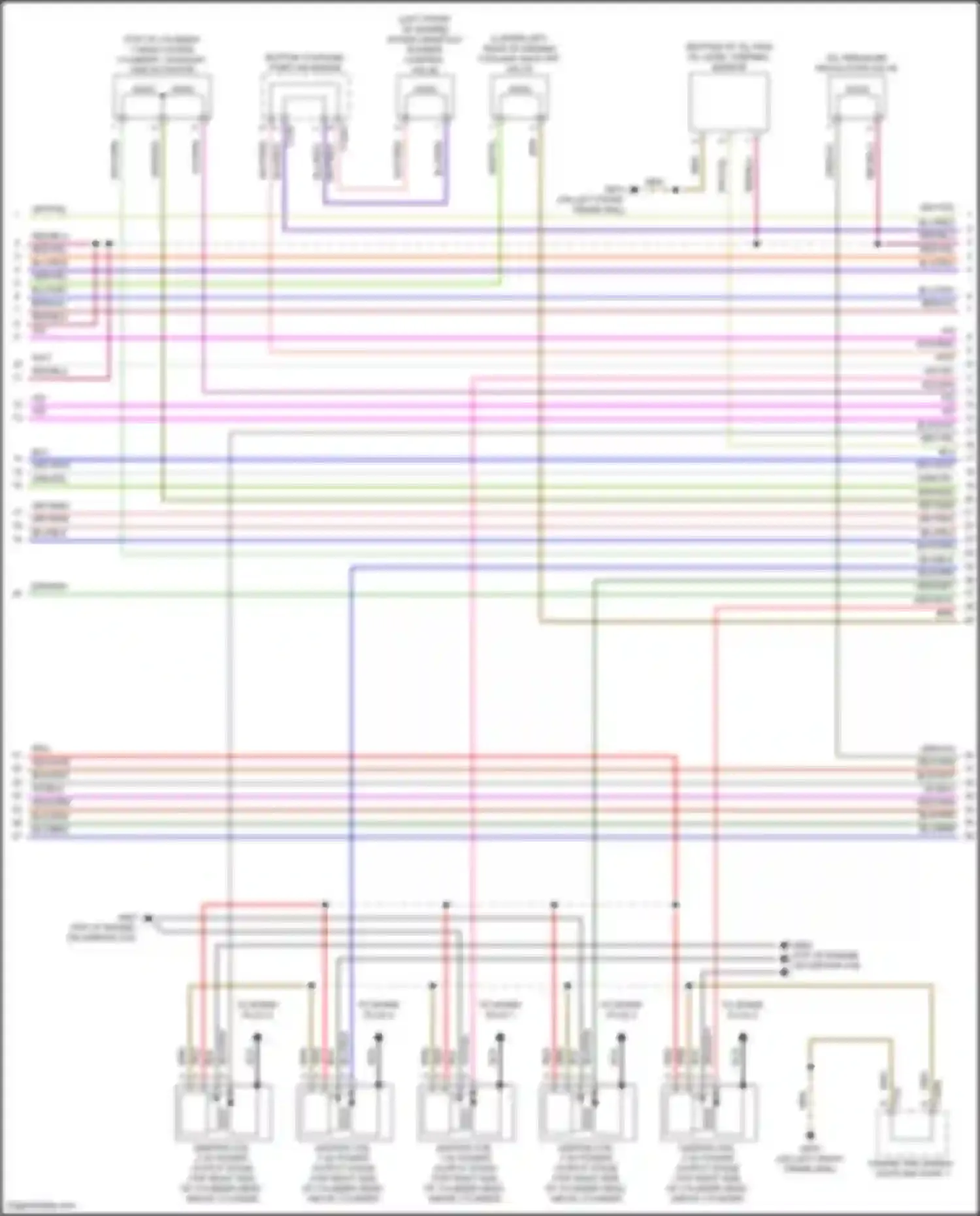 Wiring diagram intake manifold runner control valve for Audi RS3 8Y (2021-2024) (2 of 2)
