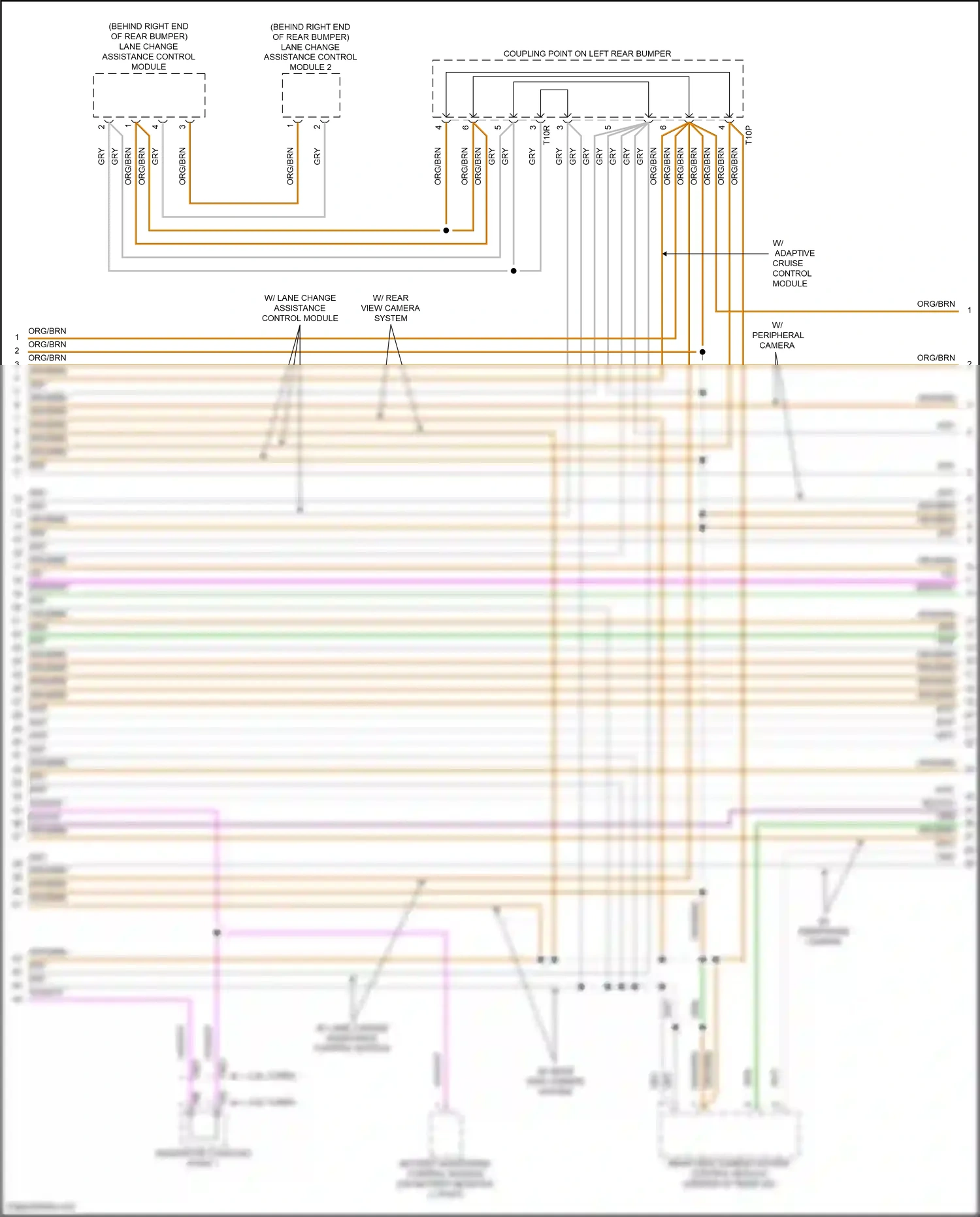 Audi RS3 8Y (2021-2024) rear view camera system control module wiring diagram  (1 of 3)