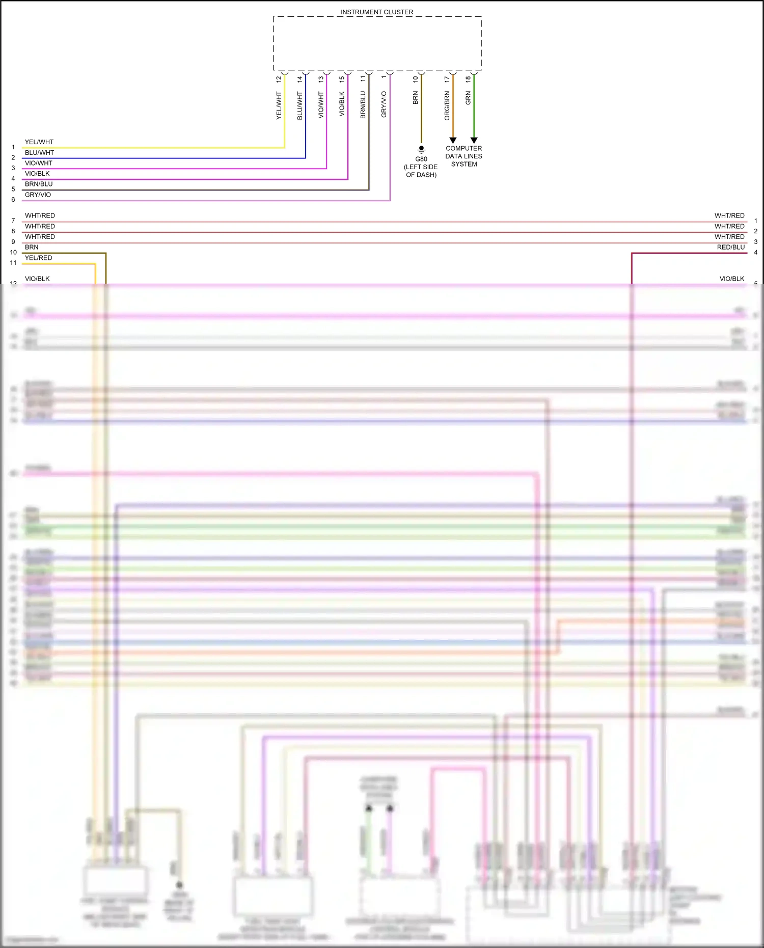 Audi RS3 8Y (2021-2024) steering column electronics control module wiring diagram  (12 of 12)