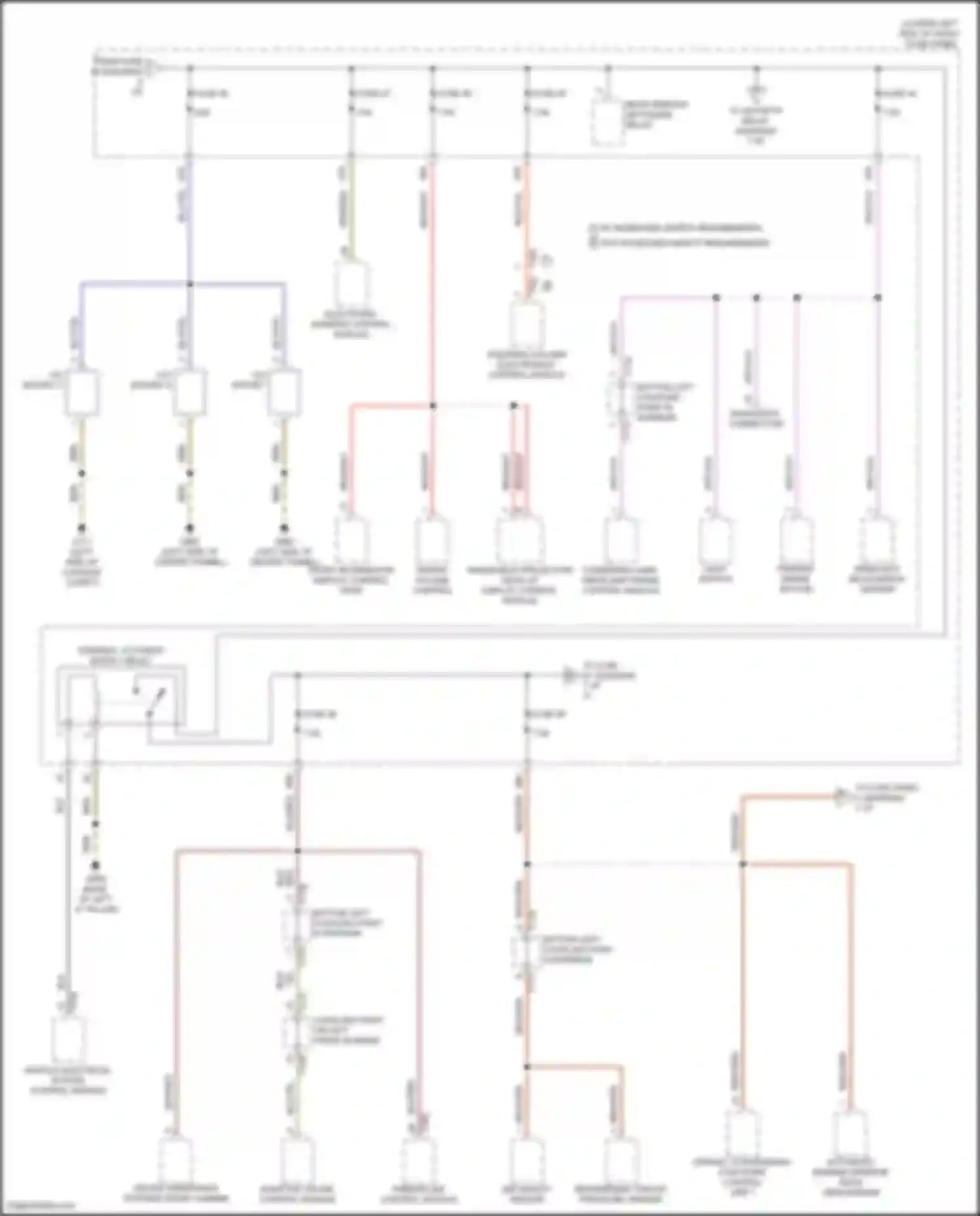 Wiring diagram w/ increased safety requirements for Audi RS3 8Y (2021-2024) (4 of 5)