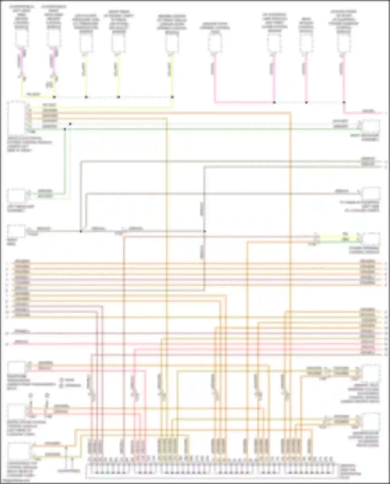RS5 Audi 8T facelift (2012-2016): Computer data lines circuit (2 of 3)