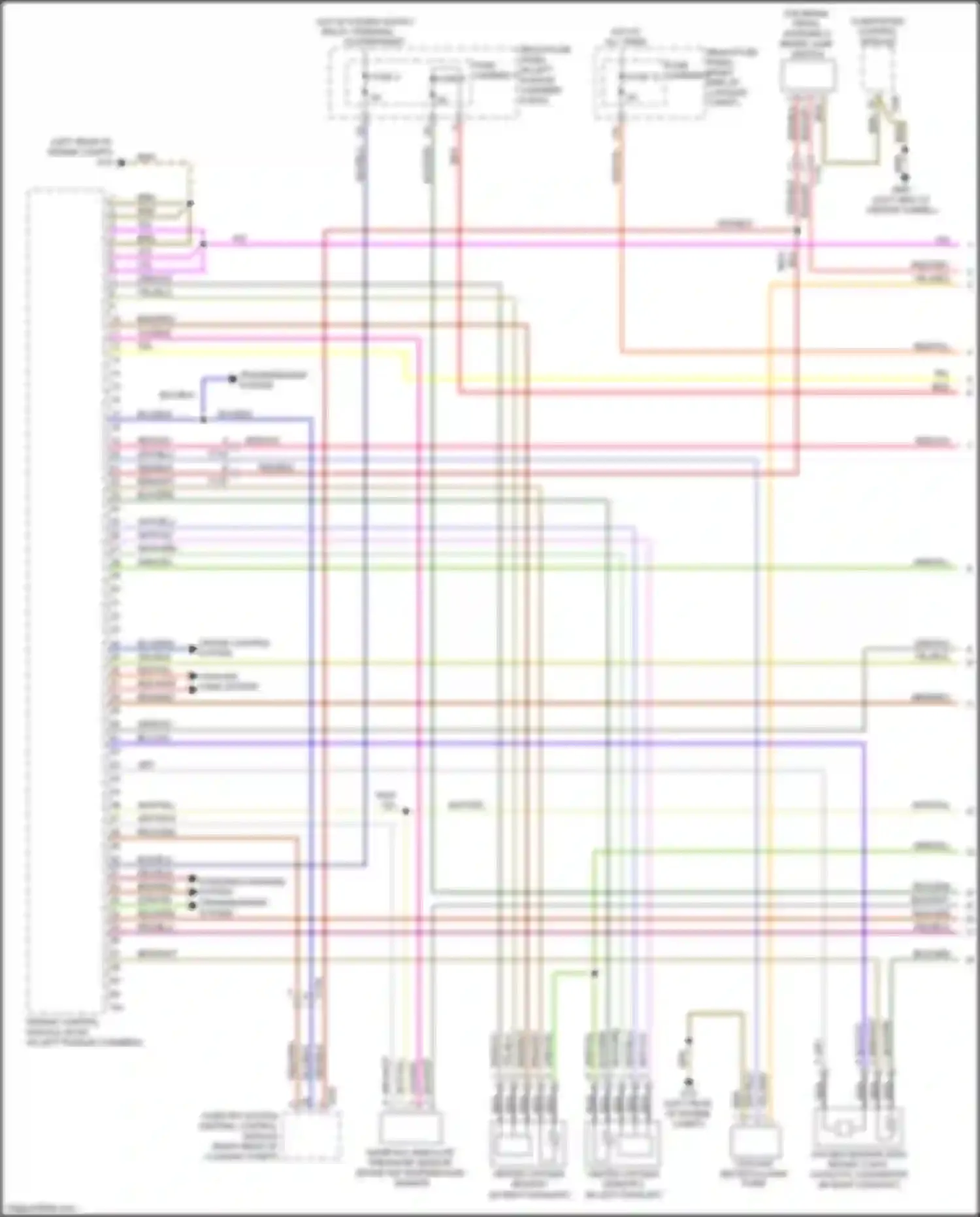 RS5 Audi 8T facelift (2012-2016): Wiring diagram engine performance 4.2l (1 of 7)