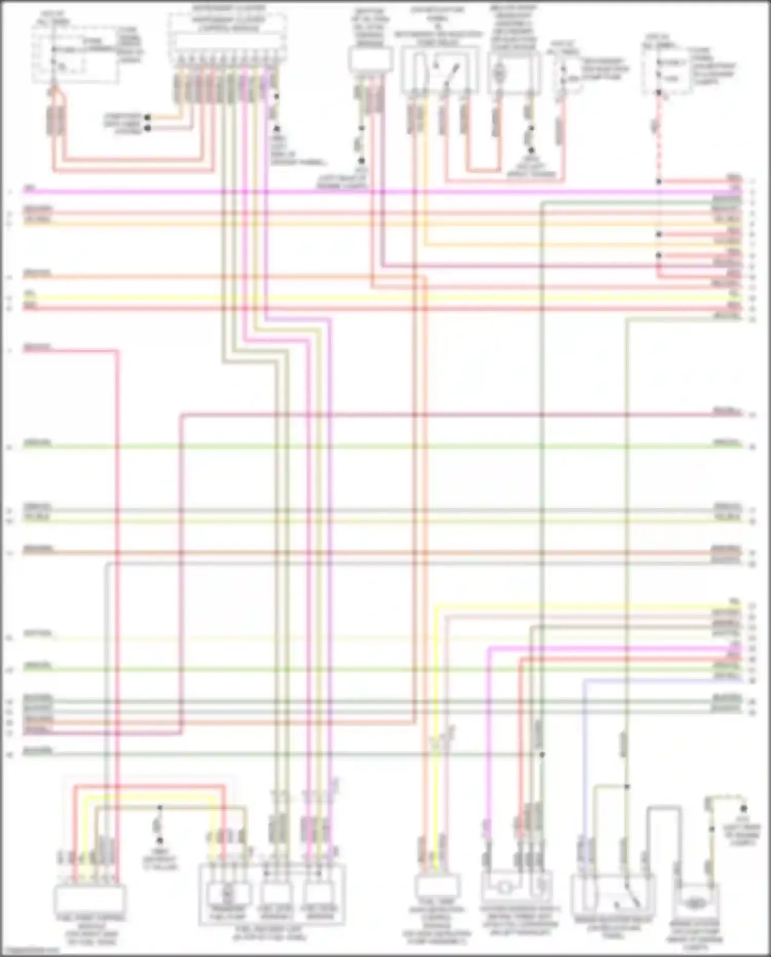 RS5 Audi 8T facelift (2012-2016): Wiring diagram engine performance 4.2l (2 of 7)