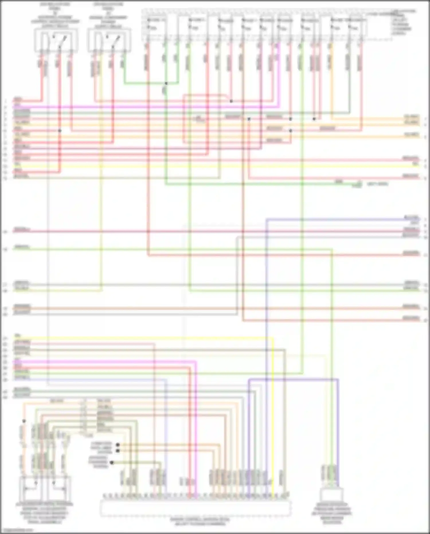 RS5 Audi 8T facelift (2012-2016): Wiring diagram engine performance 4.2l (3 of 7)