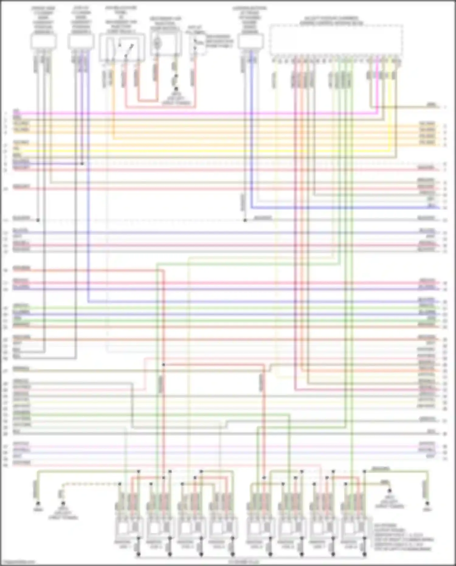 RS5 Audi 8T facelift (2012-2016): Wiring diagram engine performance 4.2l (5 of 7)
