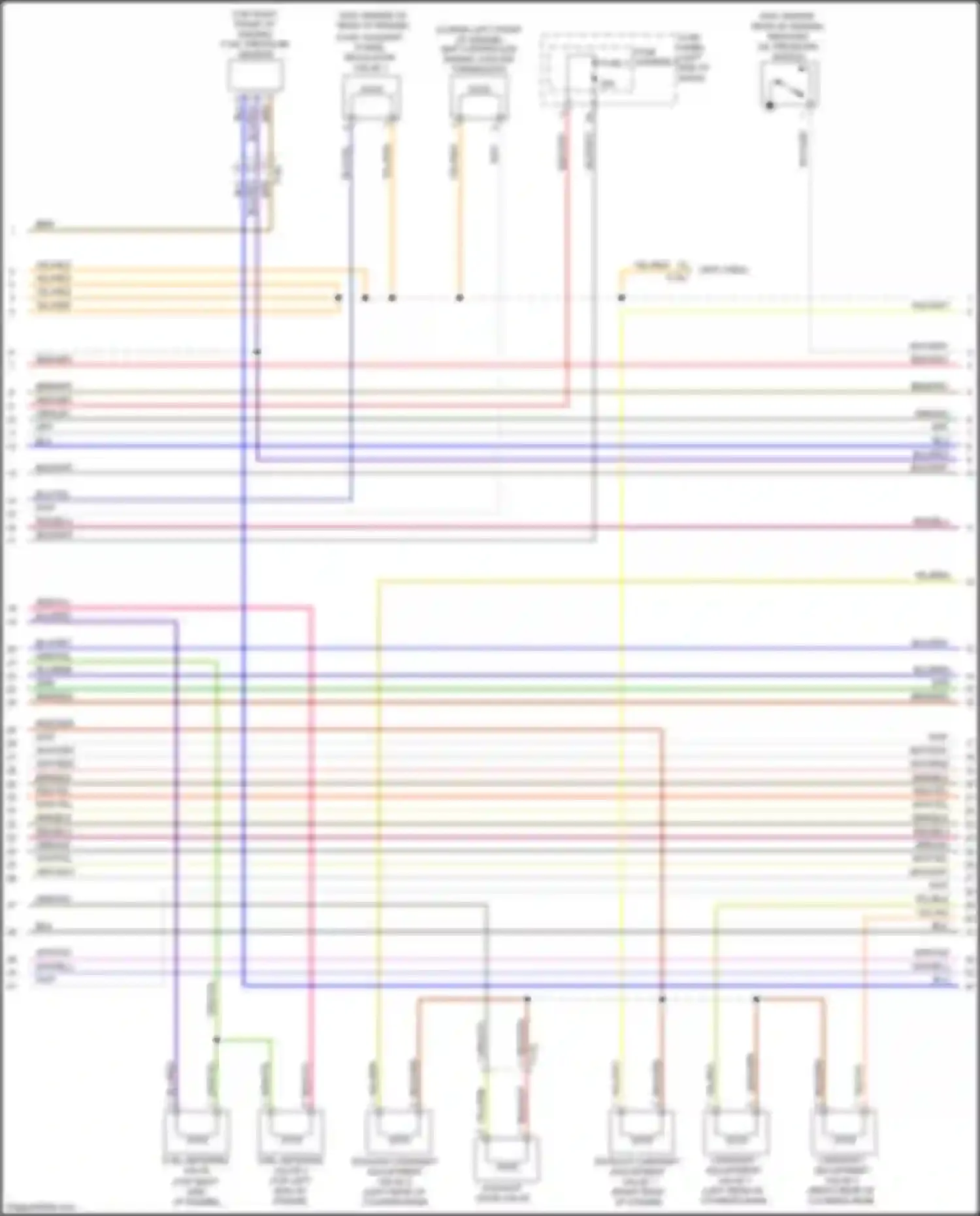 RS5 Audi 8T facelift (2012-2016): Wiring diagram engine performance 4.2l (6 of 7)