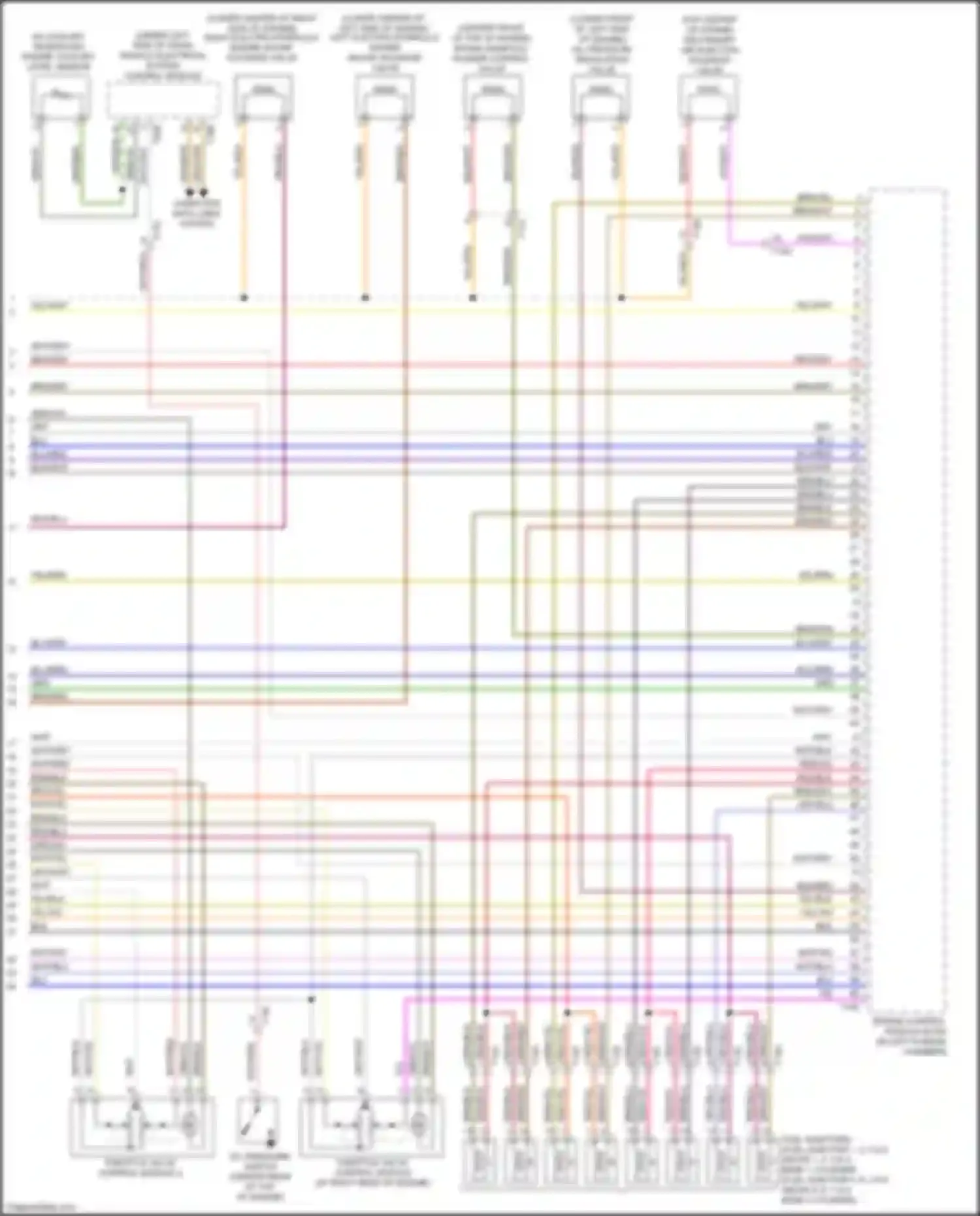 RS5 Audi 8T facelift (2012-2016): Wiring diagram engine performance 4.2l (7 of 7)