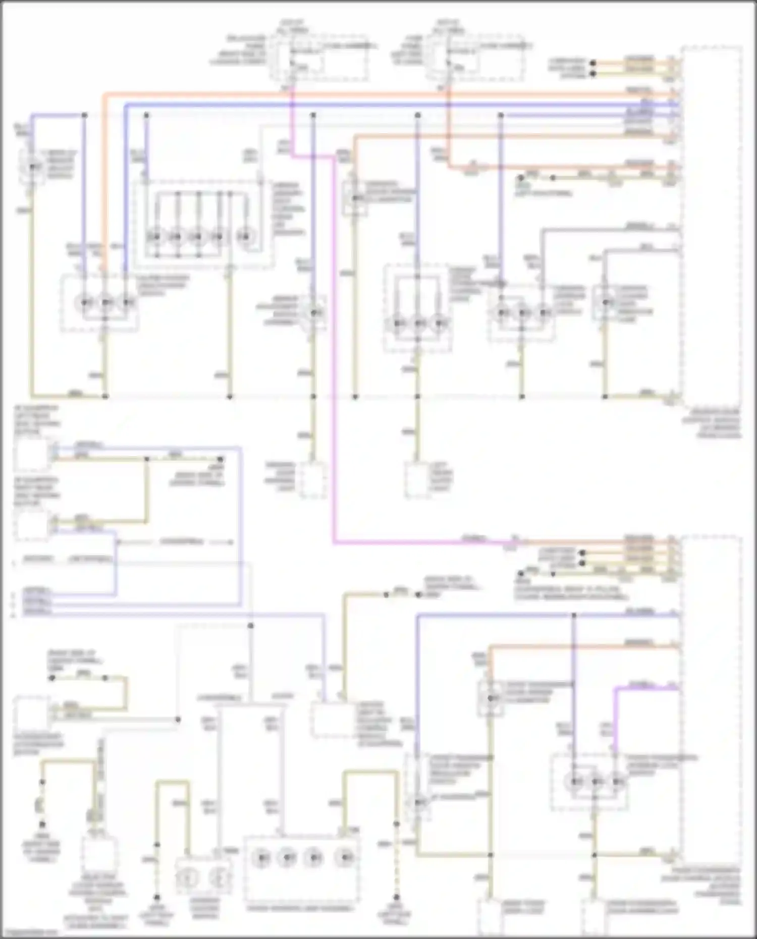 RS5 Audi 8T facelift (2012-2016): Instrument illumination circuit (2 of 2)