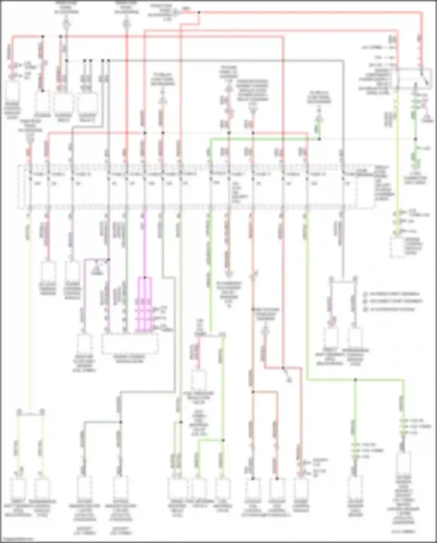 RS5 Audi 8T facelift (2012-2016): Power distribution circuit (5 of 9)