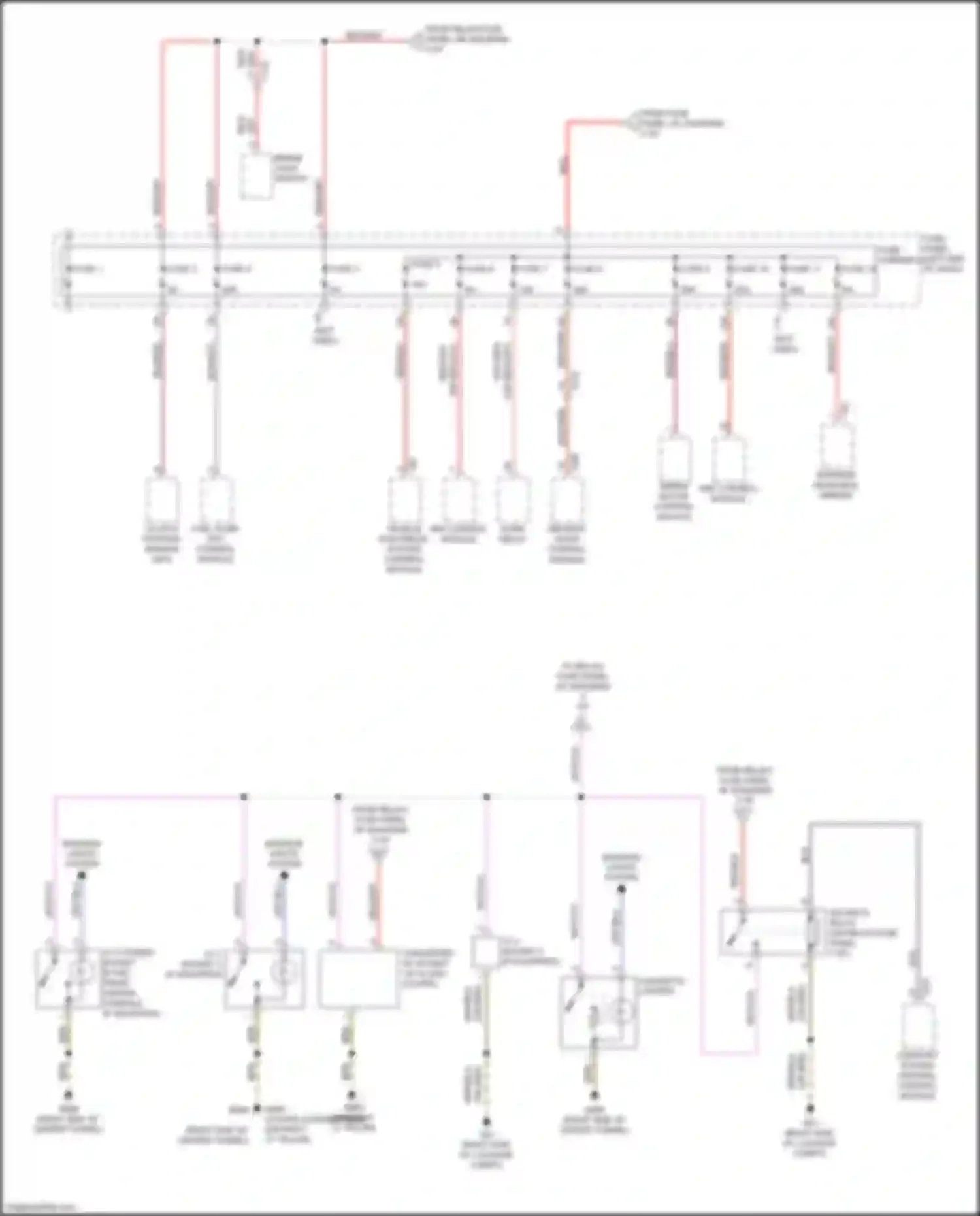 RS5 Audi 8T facelift (2012-2016): Power distribution circuit (7 of 9)