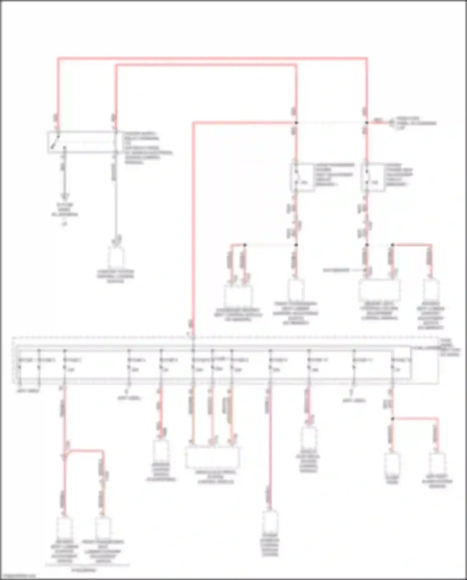 RS5 Audi 8T facelift (2012-2016): Power distribution circuit (8 of 9)