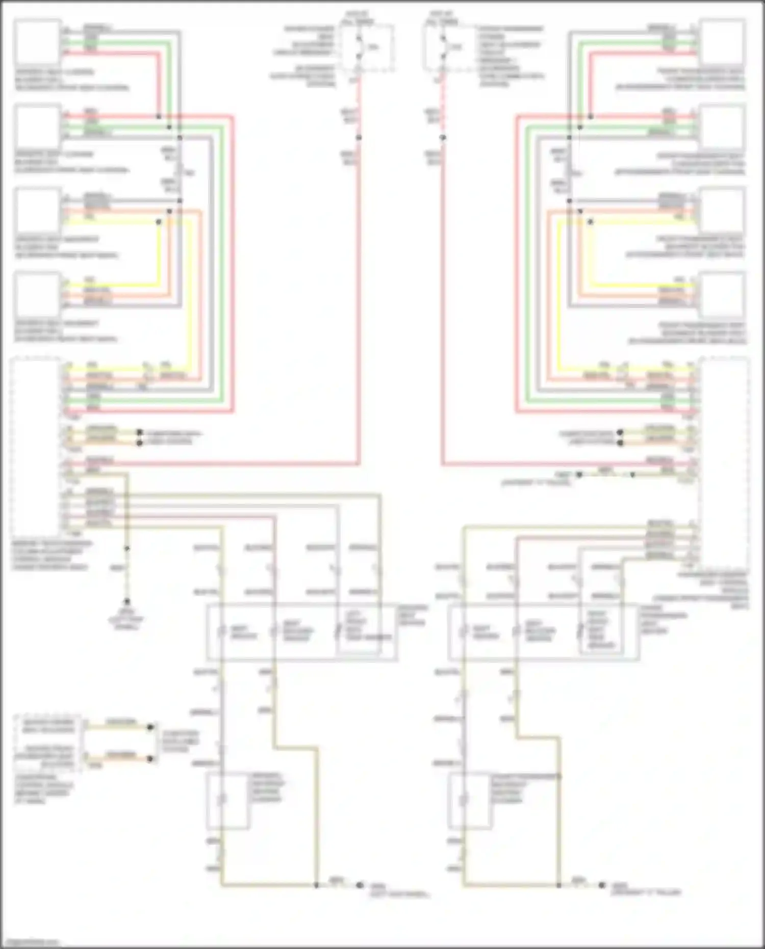 RS5 Audi 8T facelift (2012-2016): Front heated seats circuit, coupe w/ memory