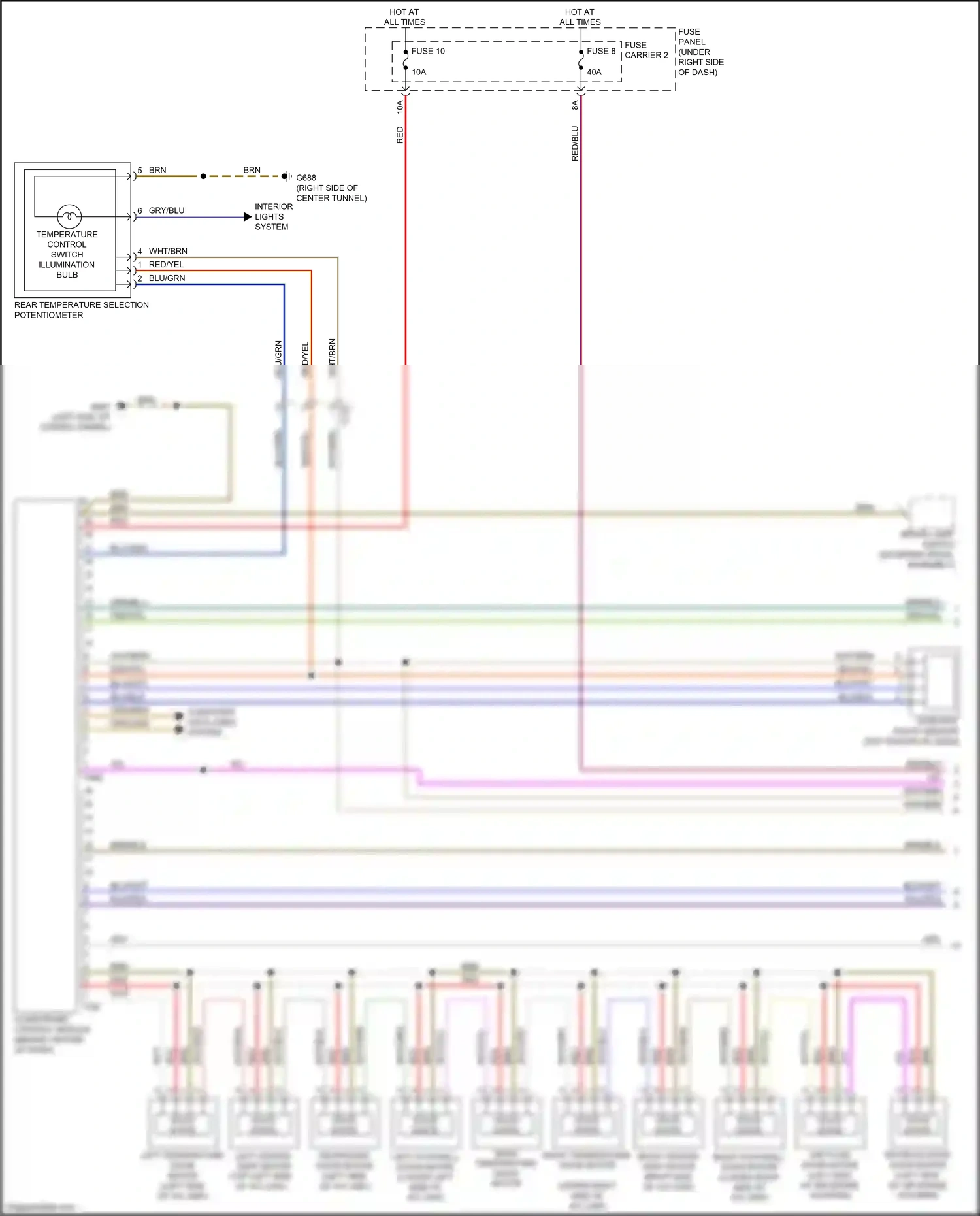 Wiring diagram blu/blk for Audi RS5 8T facelift (2012-2016) (12 of 19)
