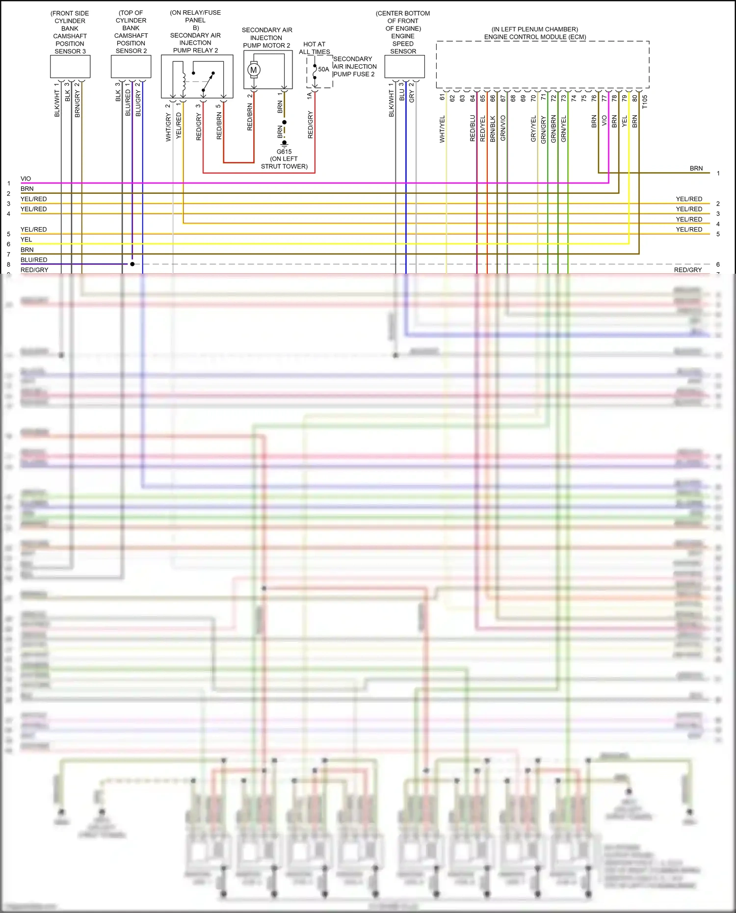 Wiring diagram blu/yel for Audi RS5 8T facelift (2012-2016) (33 of 34)