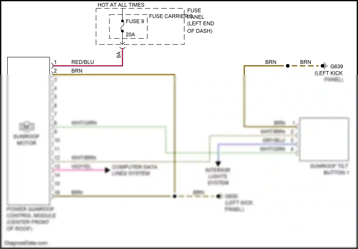Wiring diagram brn for Audi RS5 8T facelift (2012-2016) (110 of 127)