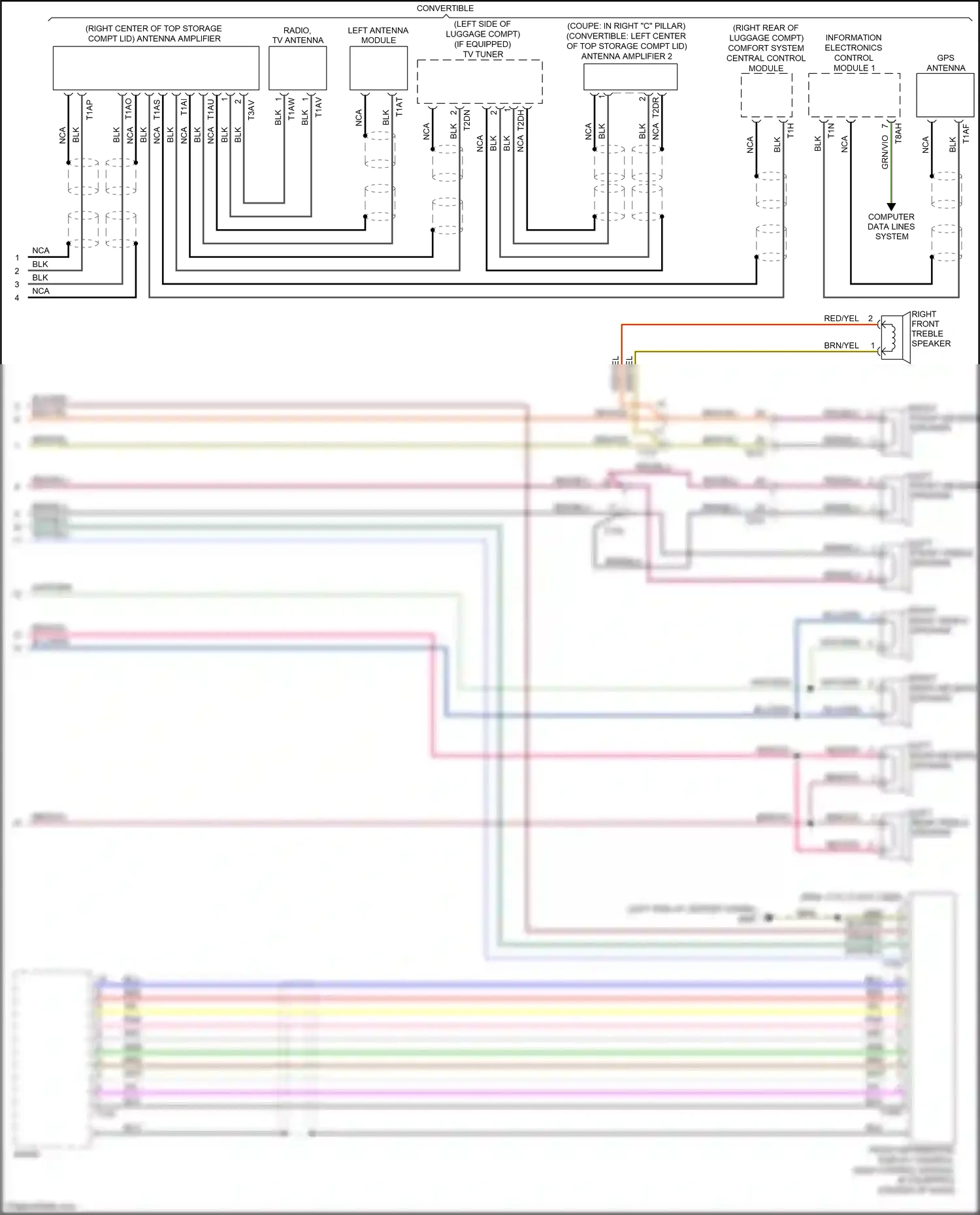 Wiring diagram brn/yel for Audi RS5 8T facelift (2012-2016) (4 of 40)