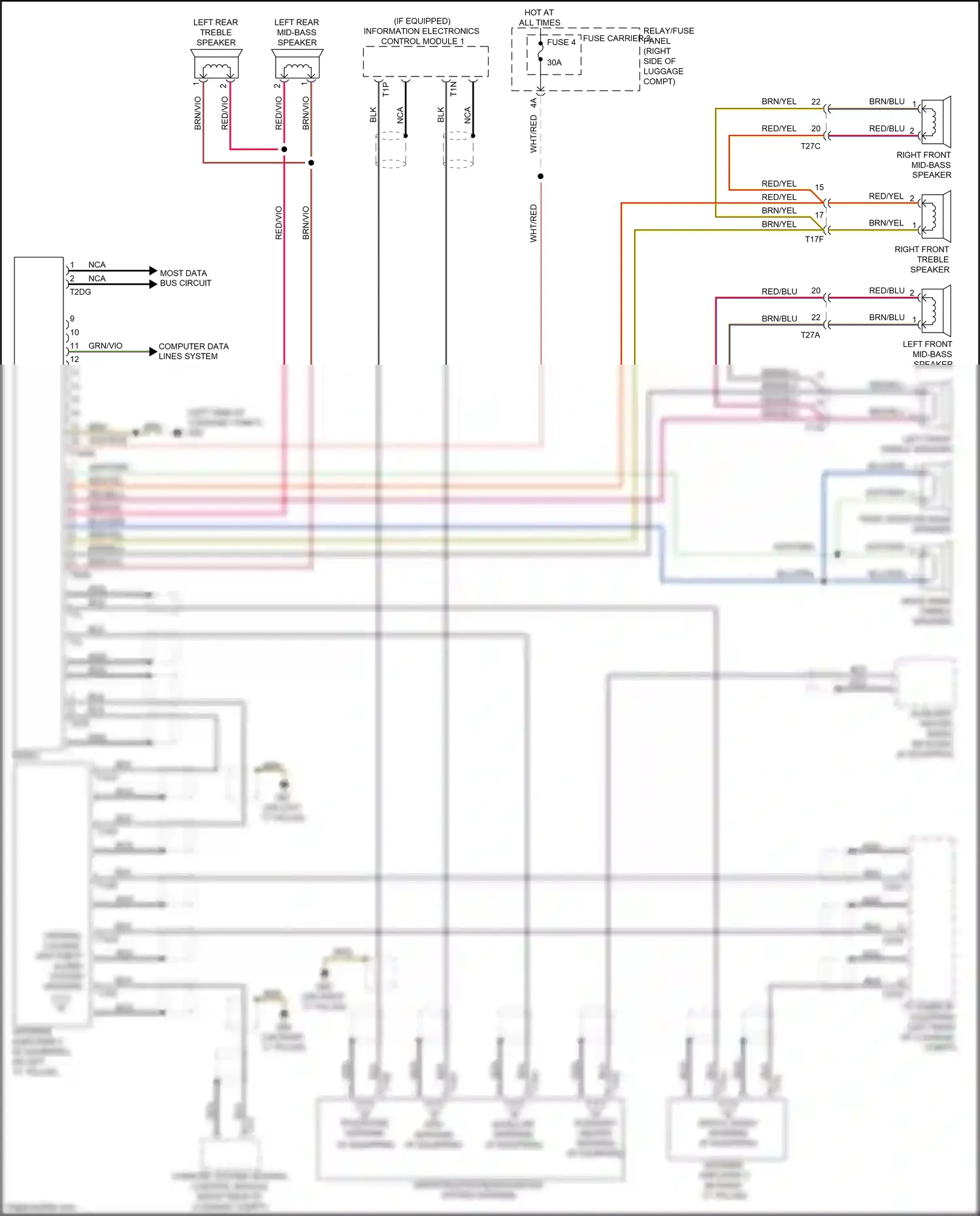 Wiring diagram brn/yel for Audi RS5 8T facelift (2012-2016) (17 of 40)