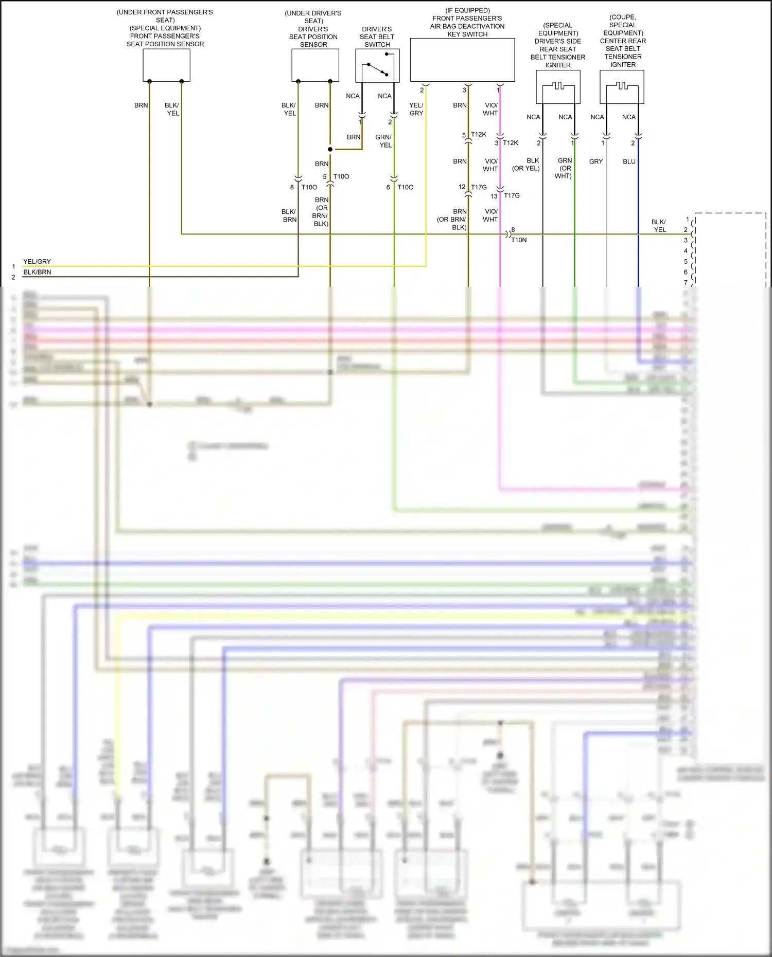 Wiring diagram coupe convertible for Audi RS5 8T facelift (2012-2016) (8 of 9)