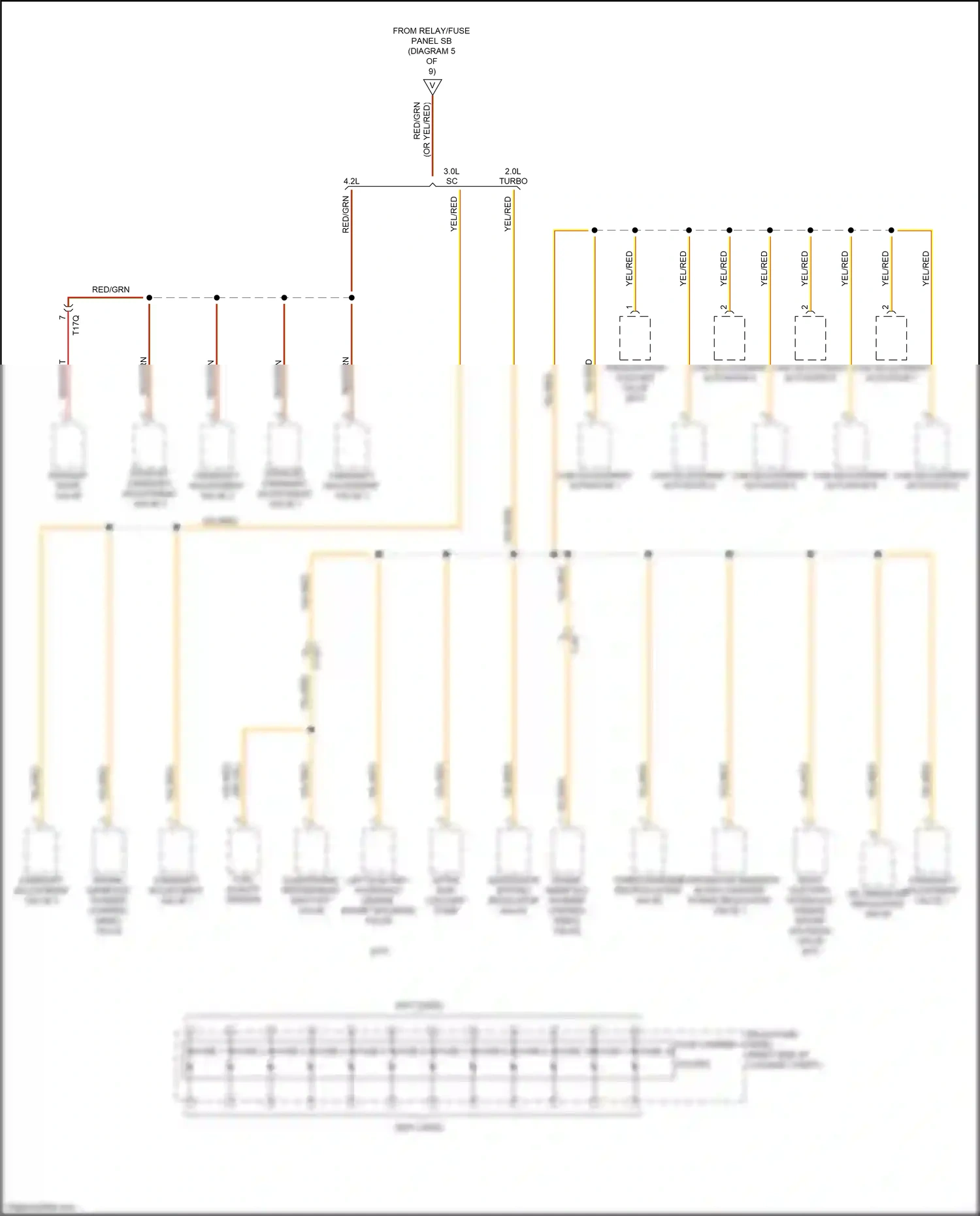 Wiring diagram fuse 2 for Audi RS5 8T facelift (2012-2016) (7 of 18)
