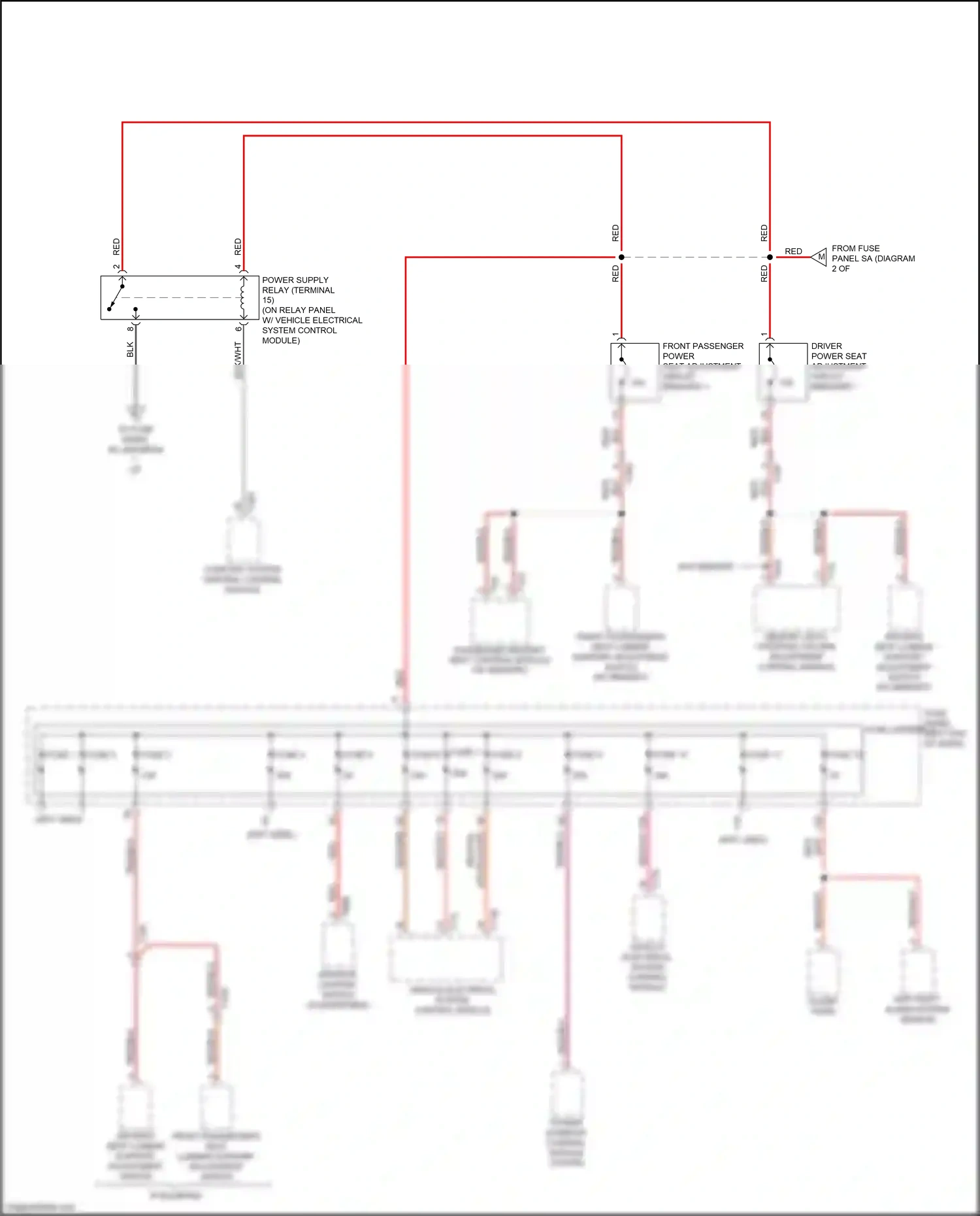 Wiring diagram fuse 3 for Audi RS5 8T facelift (2012-2016) (9 of 30)