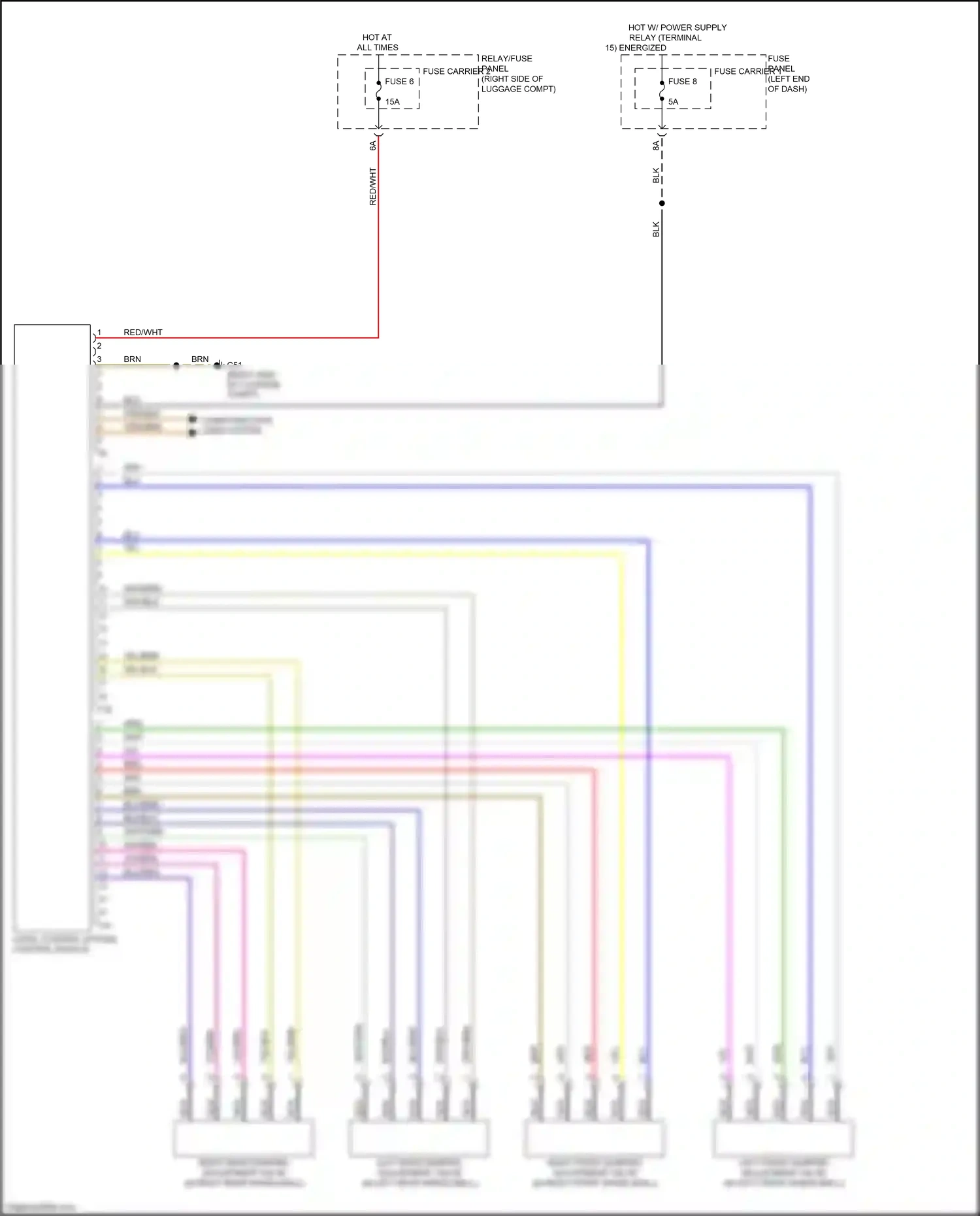 Wiring diagram fuse 8 for Audi RS5 8T facelift (2012-2016) (22 of 34)