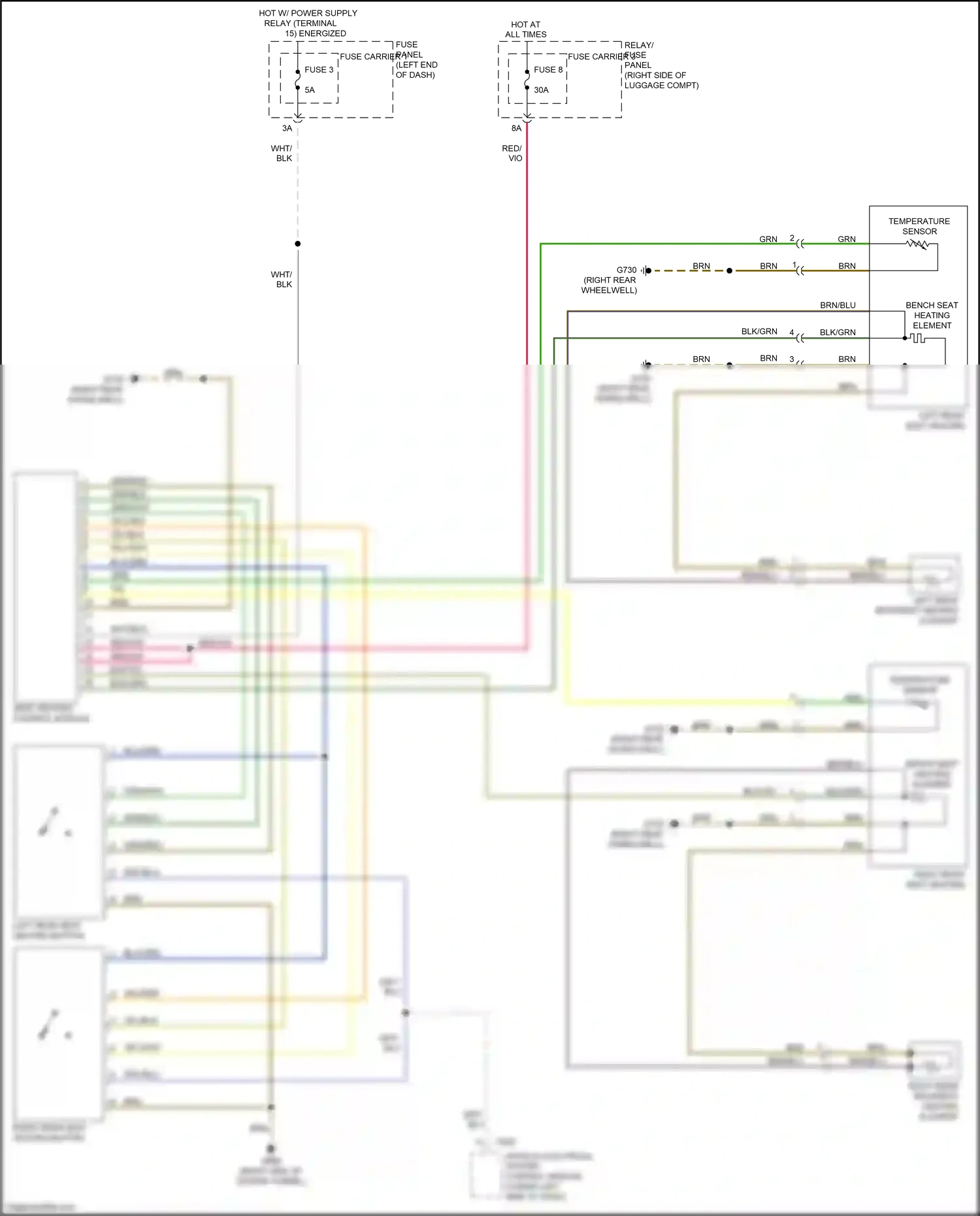 Wiring diagram grn/blk for Audi RS5 8T facelift (2012-2016) (9 of 25)