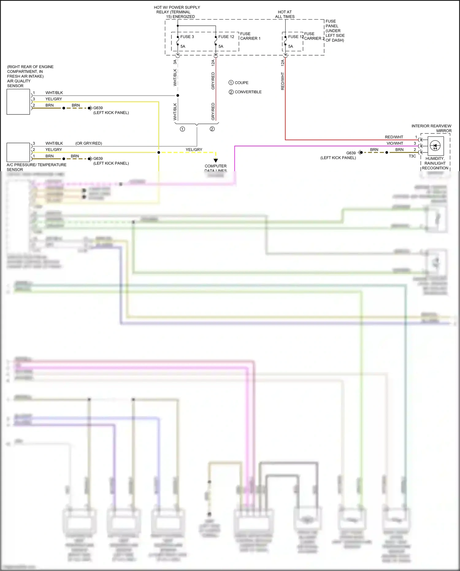 Wiring diagram grn/brn for Audi RS5 8T facelift (2012-2016) (3 of 13)