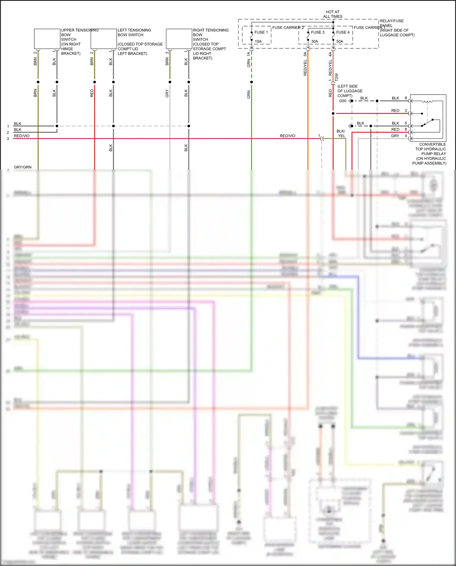 Wiring diagram gry/grn for Audi RS5 8T facelift (2012-2016) (2 of 4)