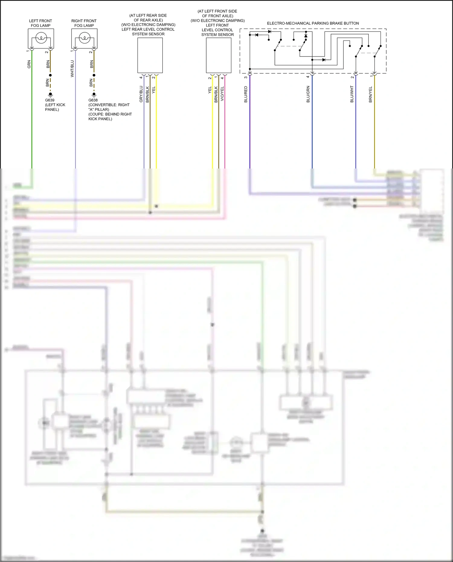 Audi RS5 8T facelift (2012-2016) (left kick panel) wiring diagram  (28 of 45)
