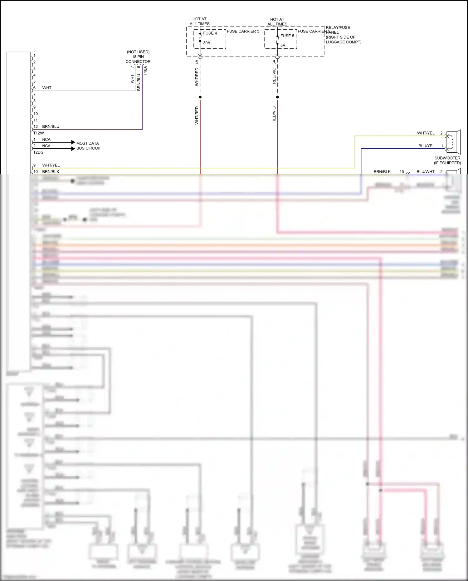 Wiring diagram nca for Audi RS5 8T facelift (2012-2016) (40 of 69)