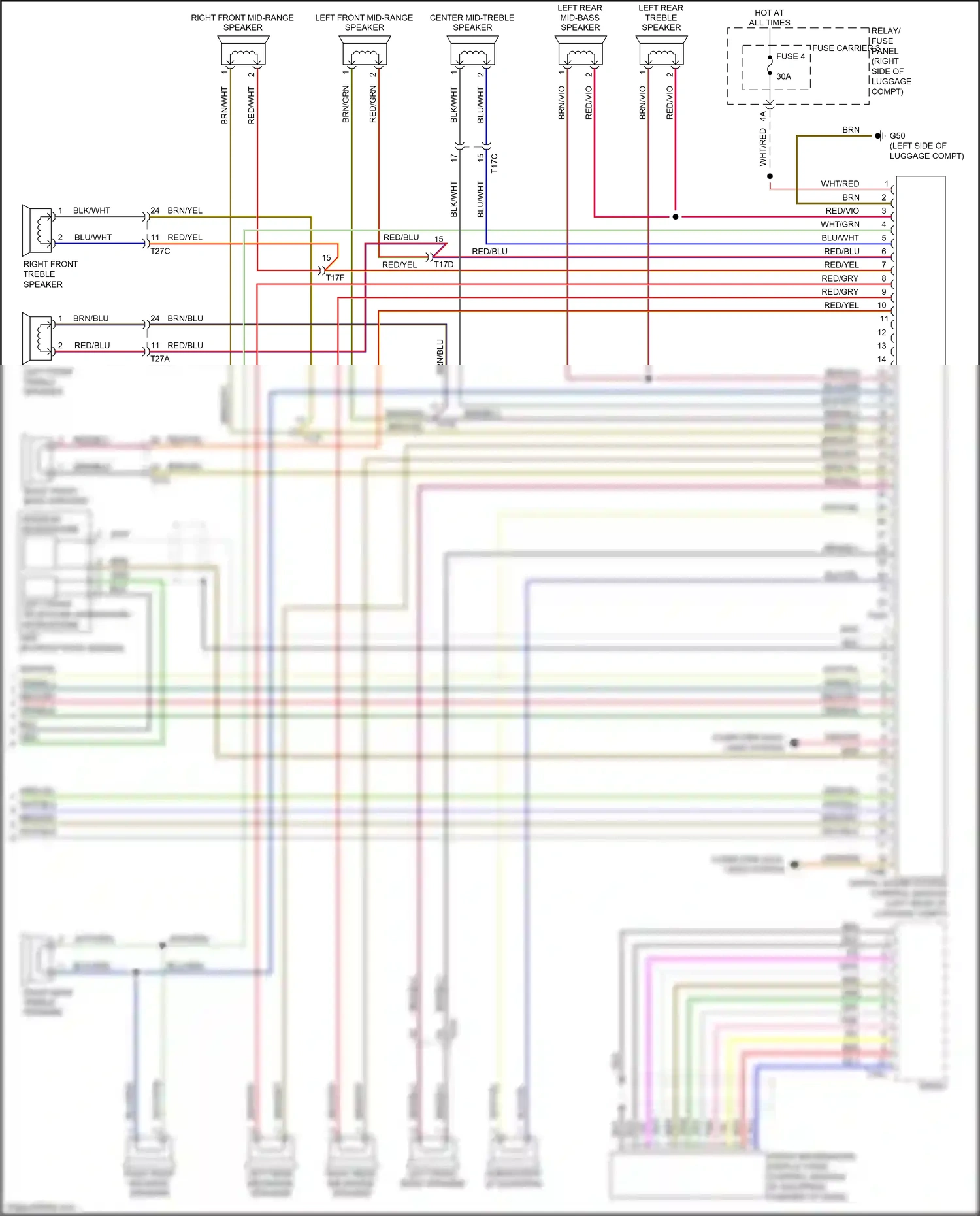 Wiring diagram org/brn for Audi RS5 8T facelift (2012-2016) (70 of 93)
