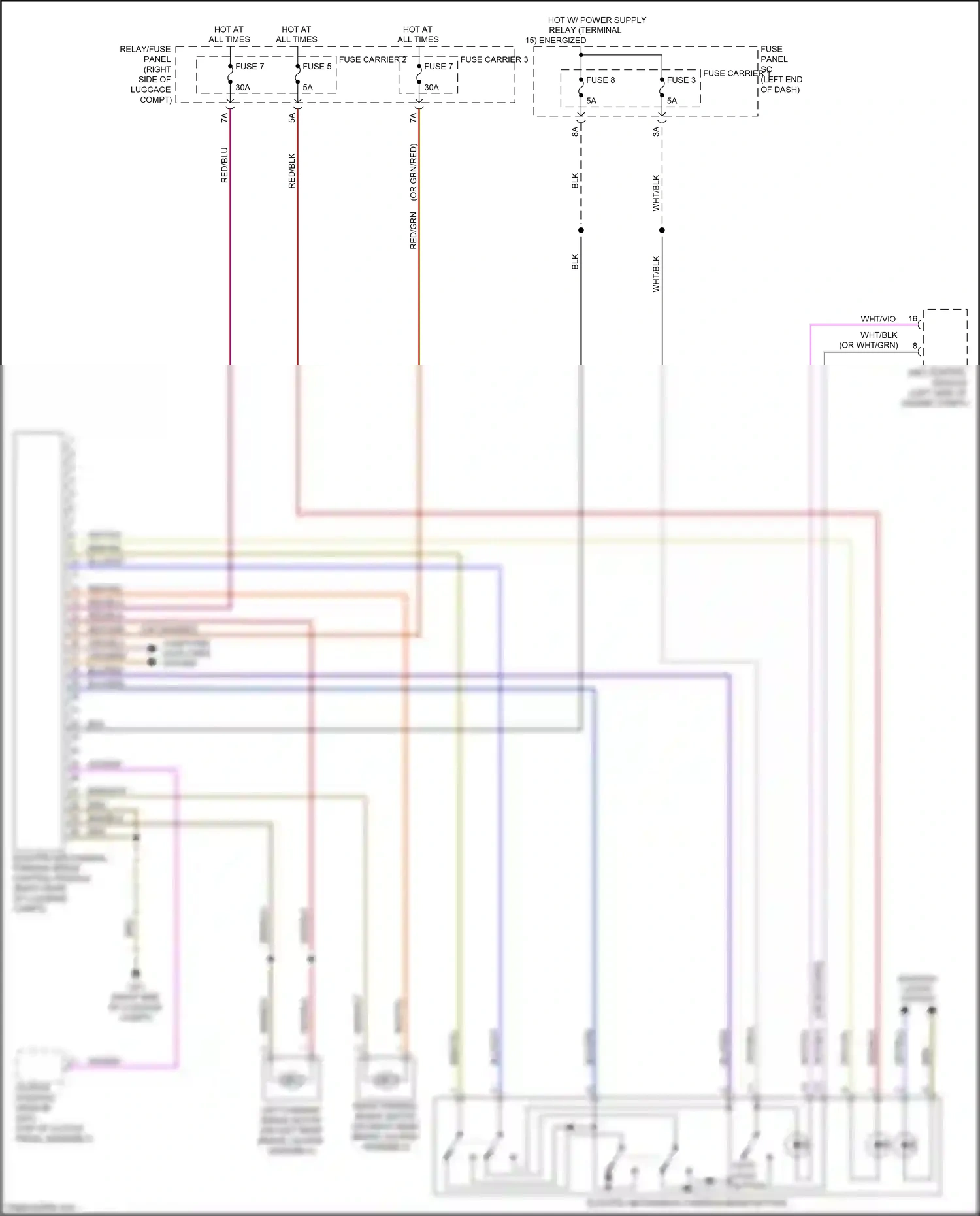 Wiring diagram red/blk for Audi RS5 8T facelift (2012-2016) (26 of 41)
