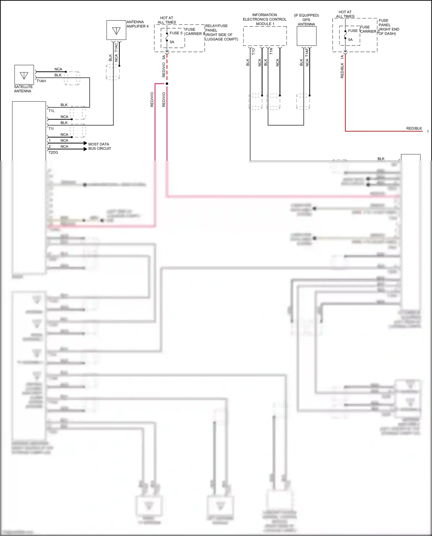 Wiring diagram red/blk for Audi RS5 8T facelift (2012-2016) (14 of 41)