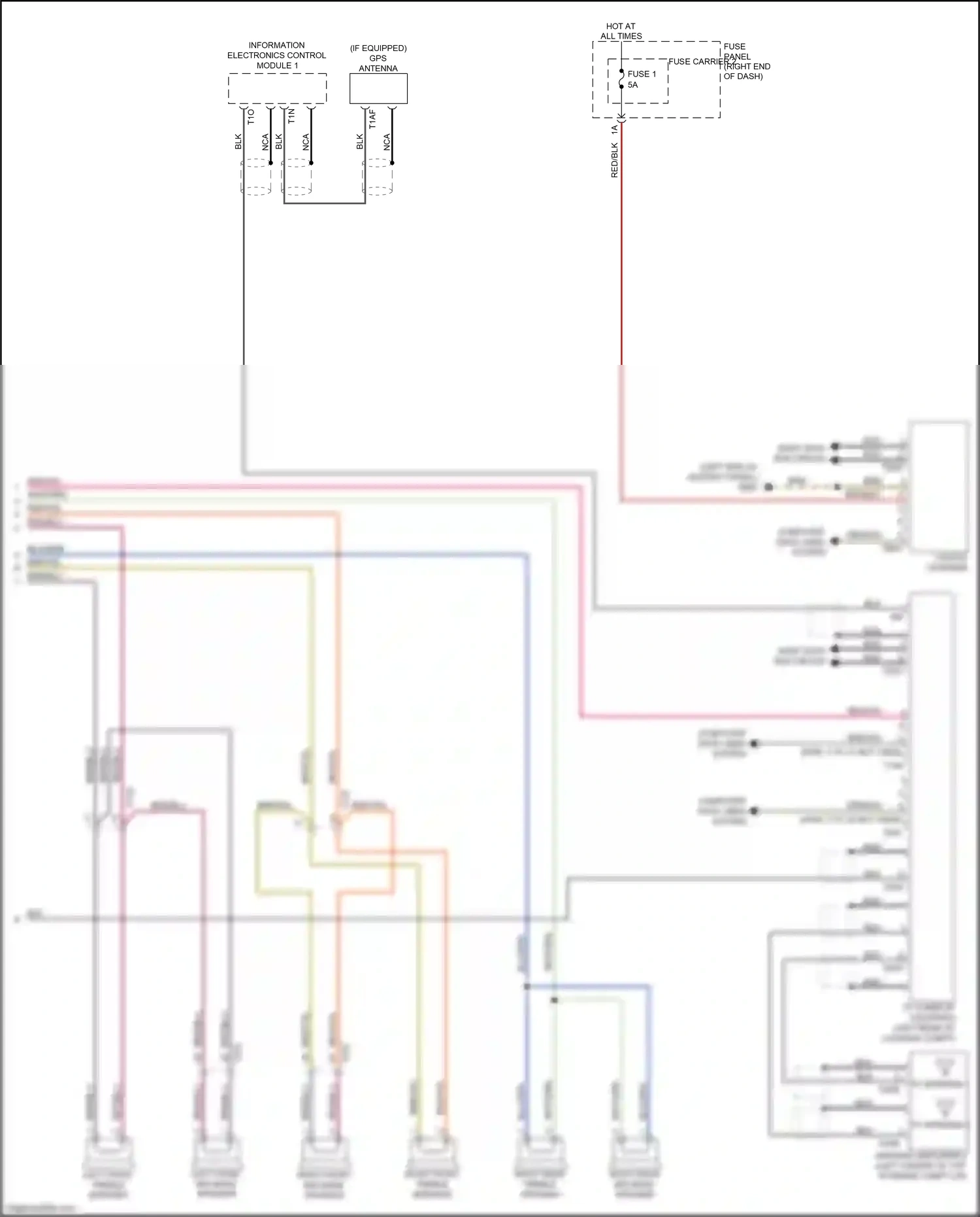 Wiring diagram red/blu for Audi RS5 8T facelift (2012-2016) (14 of 50)