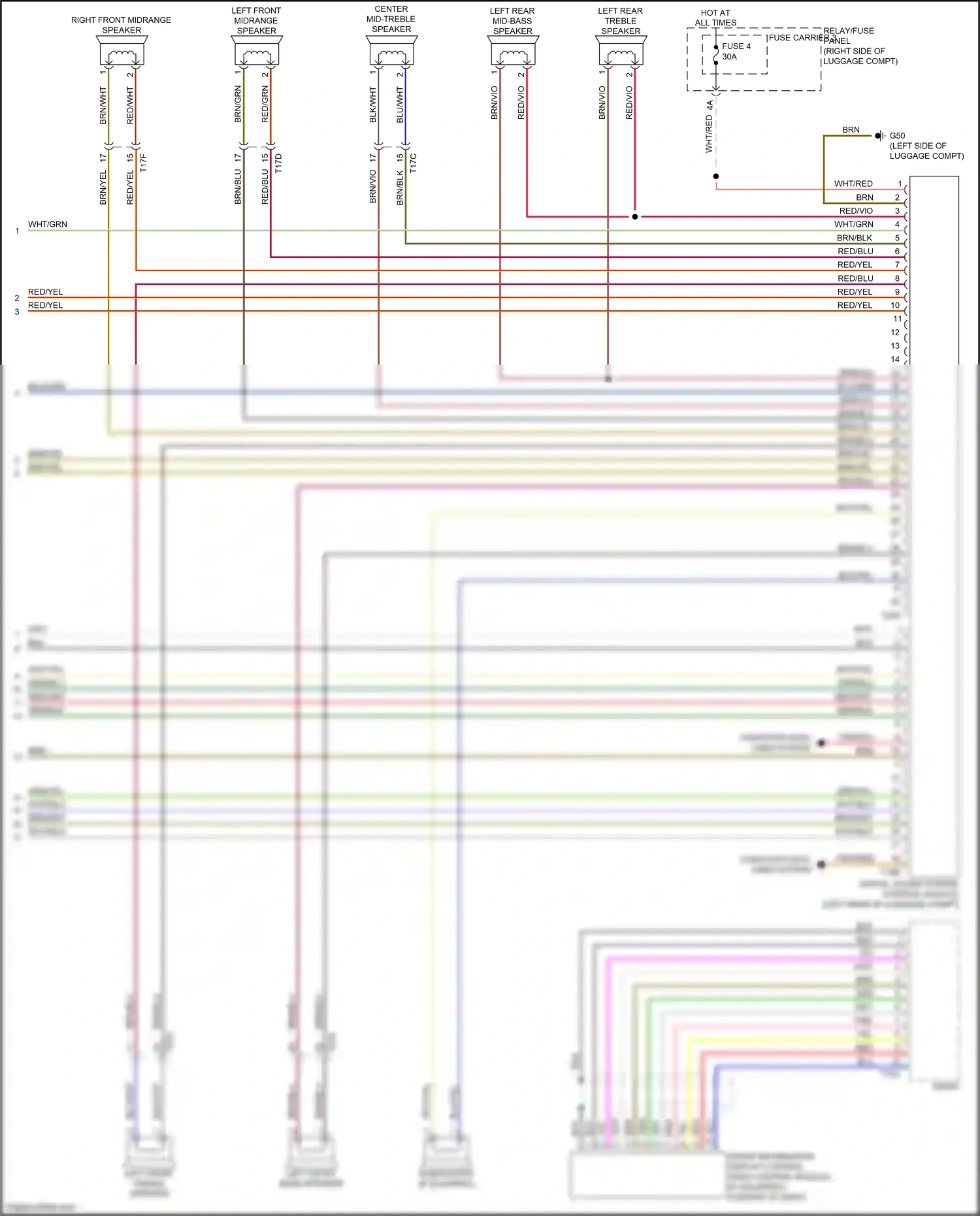 Wiring diagram red/wht for Audi RS5 8T facelift (2012-2016) (13 of 46)