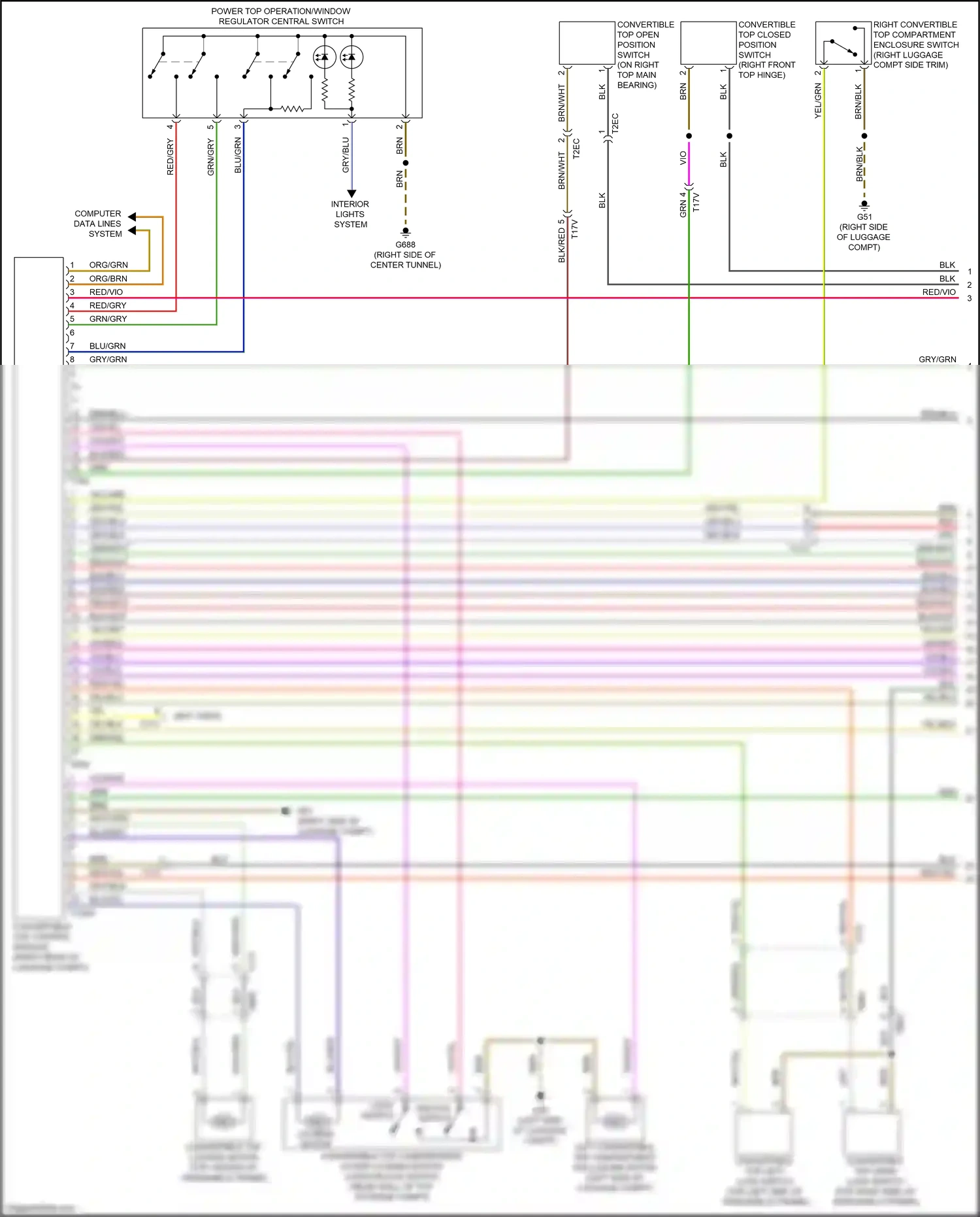 Wiring diagram vio/blu for Audi RS5 8T facelift (2012-2016) (12 of 14)
