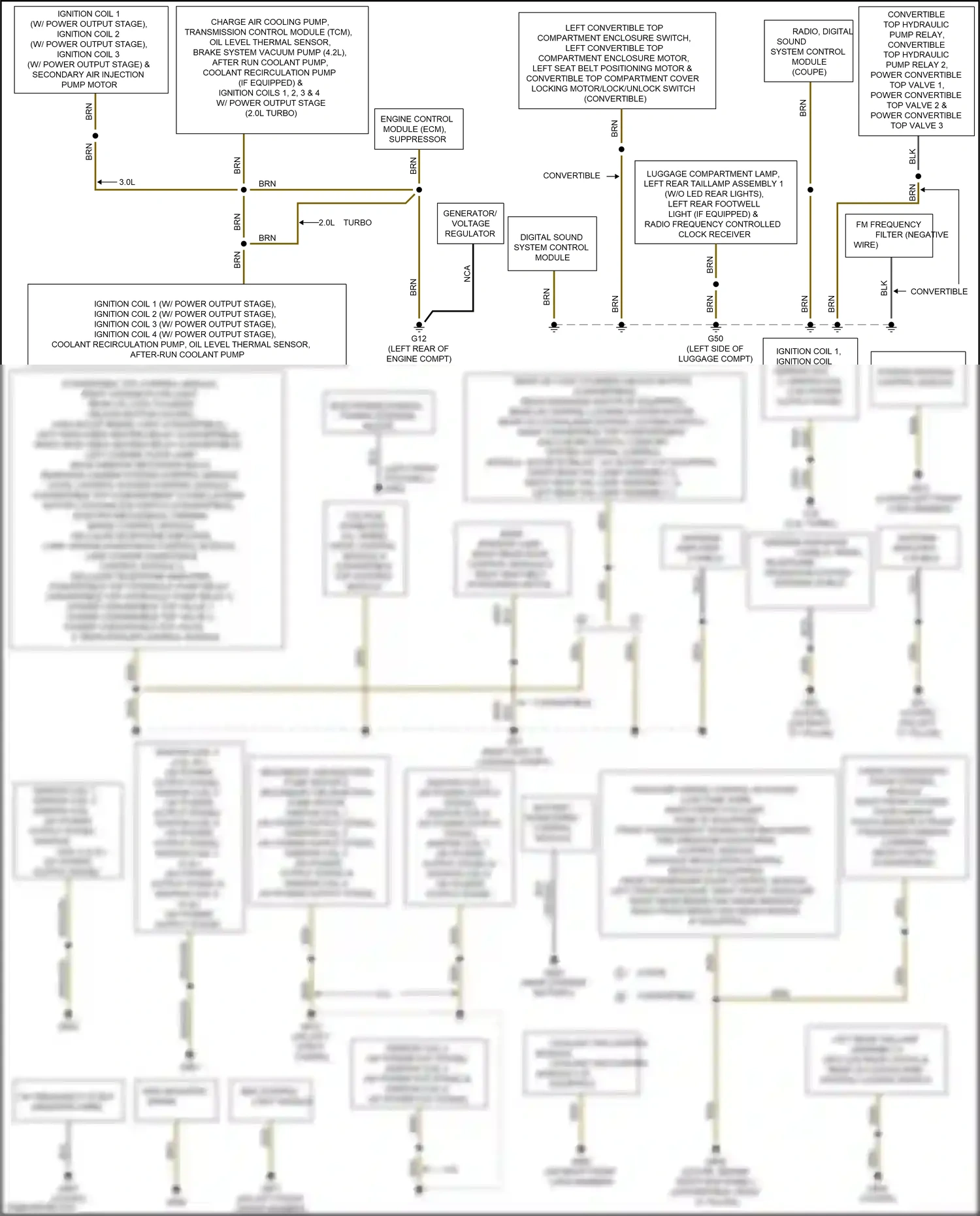 Wiring diagram (w/ power output for Audi RS5 8T facelift (2012-2016) (1 of 1)