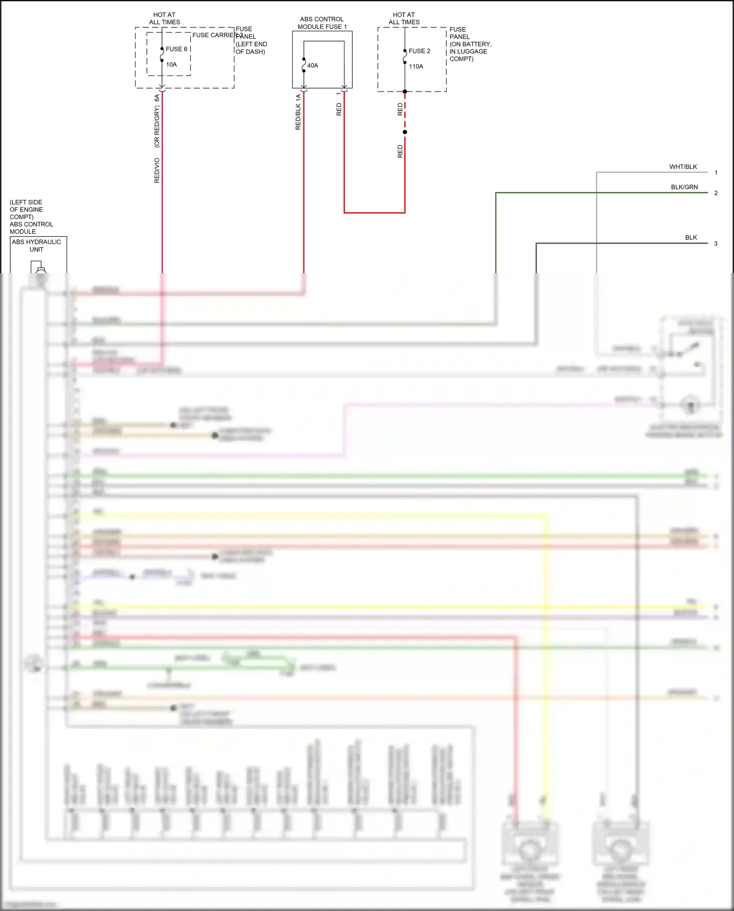 Wiring diagram yel for Audi RS5 8T facelift (2012-2016) (41 of 74)