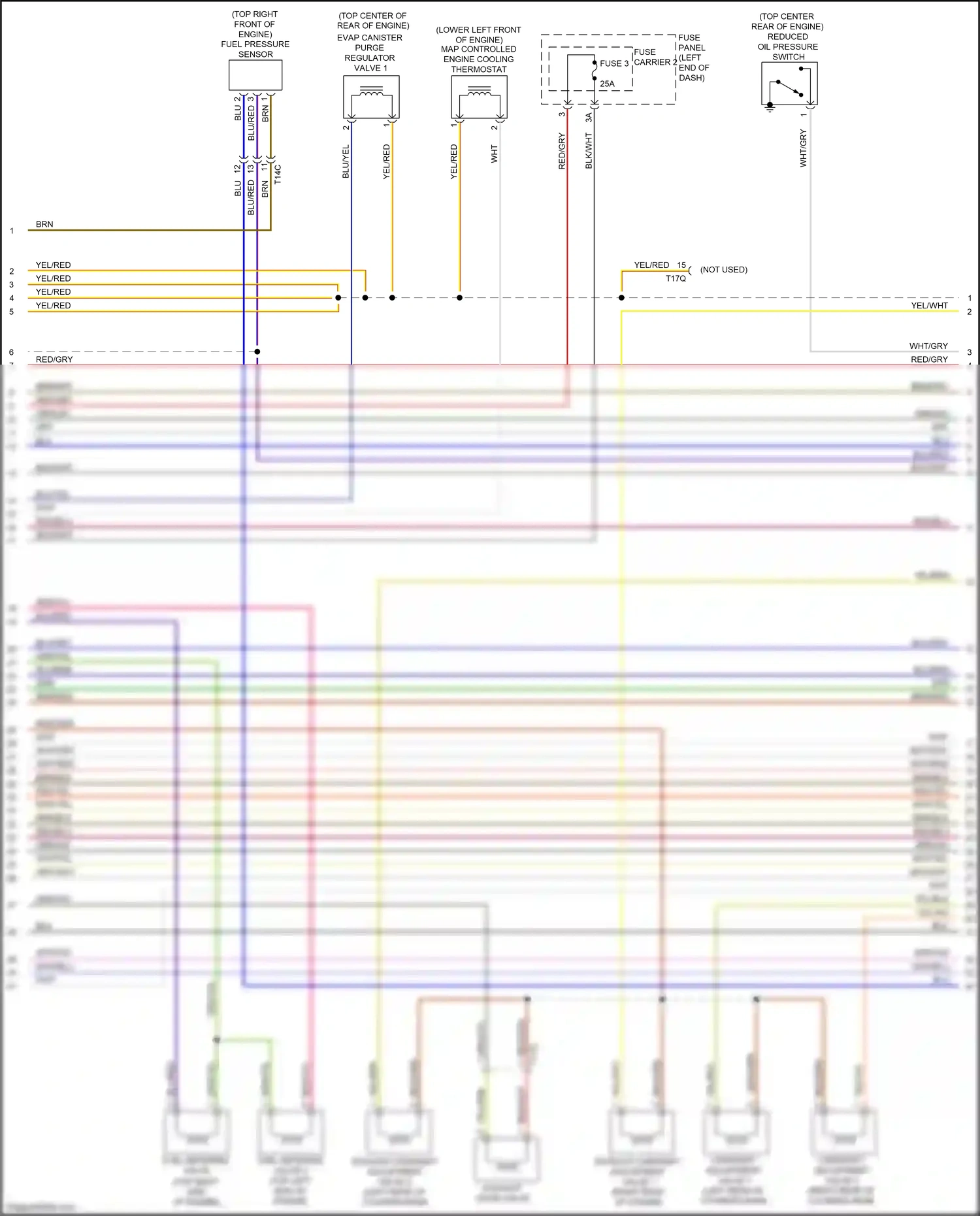 Wiring diagram yel/vio for Audi RS5 8T facelift (2012-2016) (4 of 5)