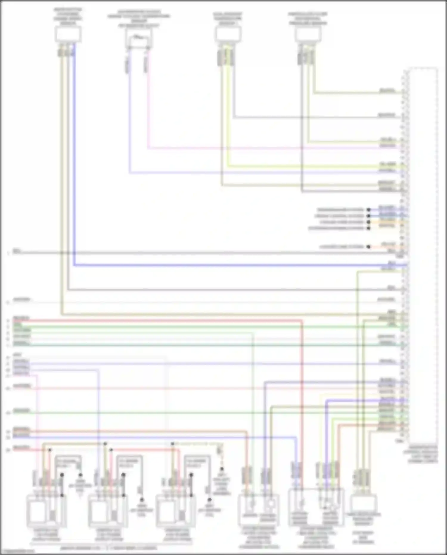 RS5 Audi F5 facelift (2019-2024): Wiring diagram engine performance 2.9l turbo (10 of 10)