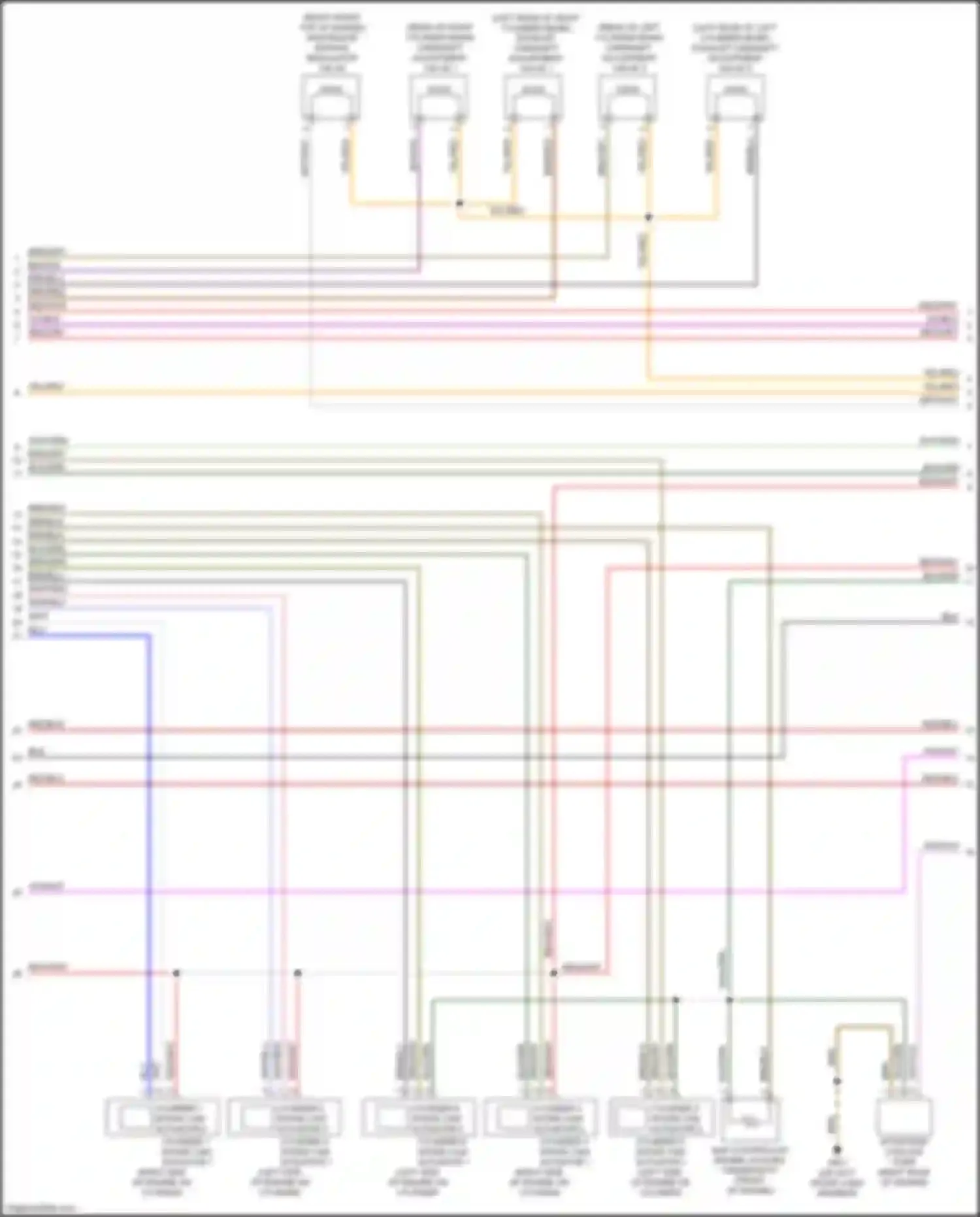 RS5 Audi F5 facelift (2019-2024): Wiring diagram engine performance 2.9l turbo (5 of 10)