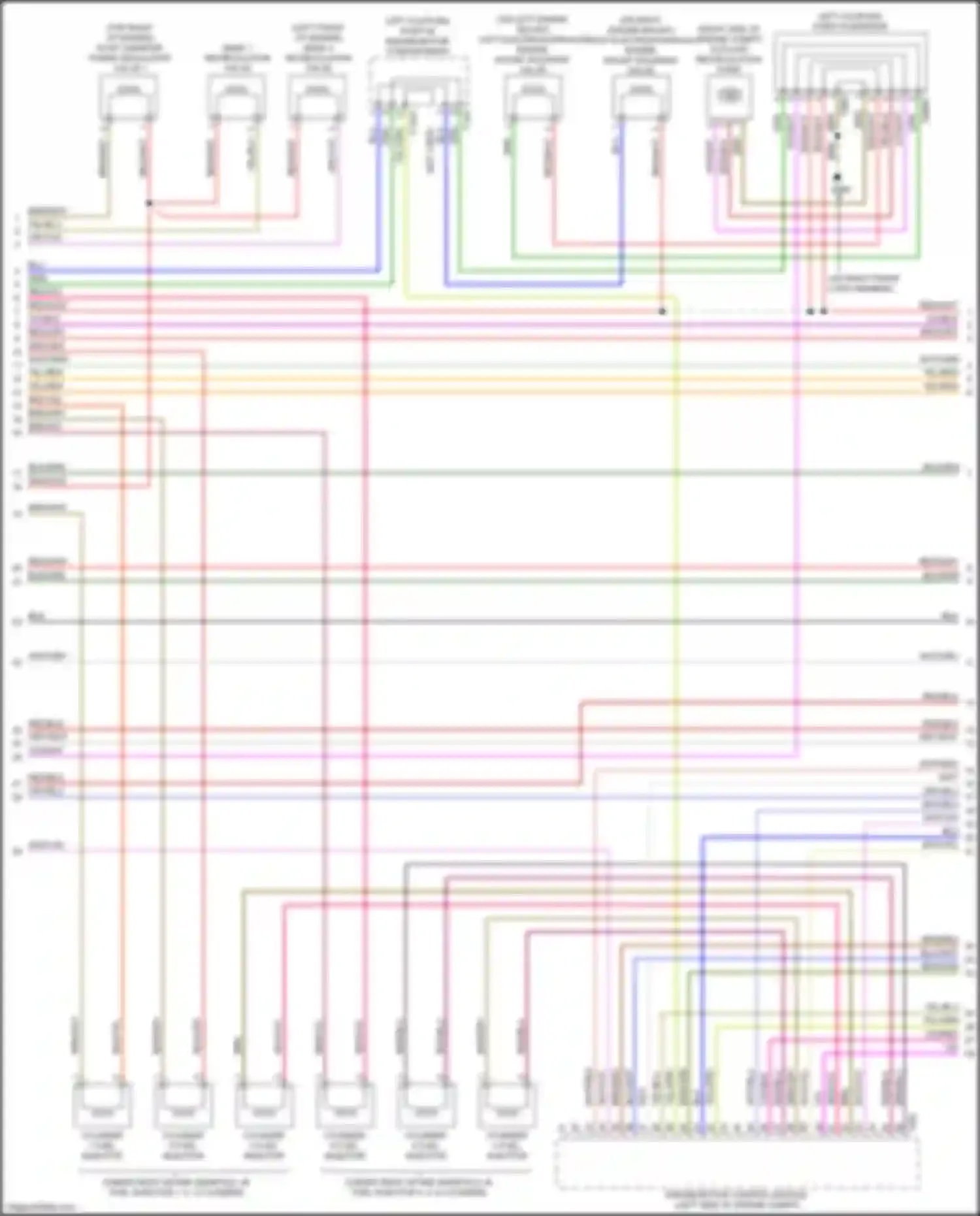 RS5 Audi F5 facelift (2019-2024): Wiring diagram engine performance 2.9l turbo (8 of 10)