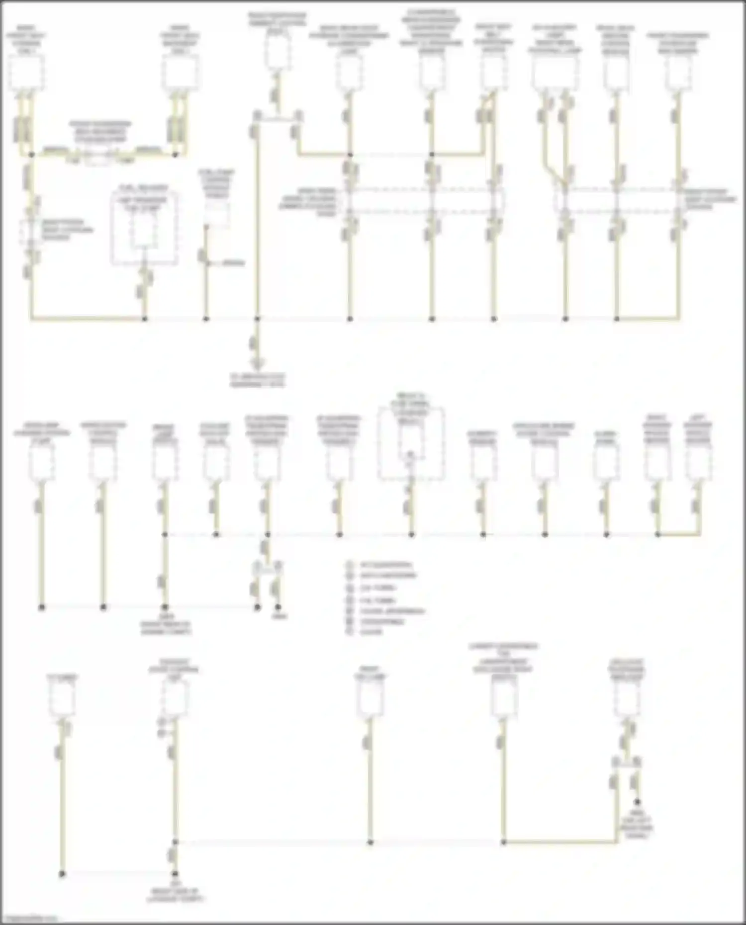 RS5 Audi F5 facelift (2019-2024): Ground distribution circuit (8 of 9)