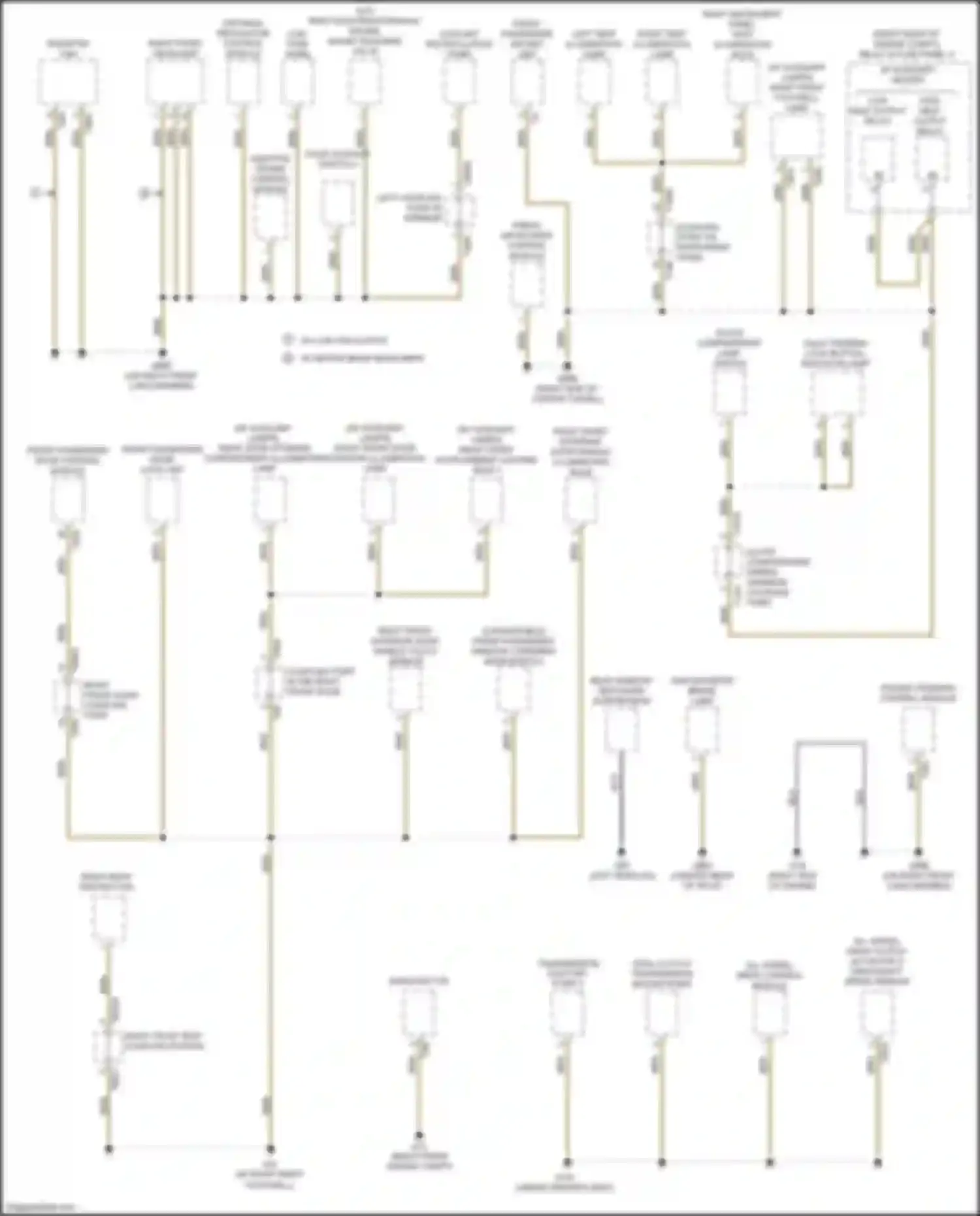 Wiring diagram w/ low fan output for Audi RS5 F5 facelift (2019-2024)