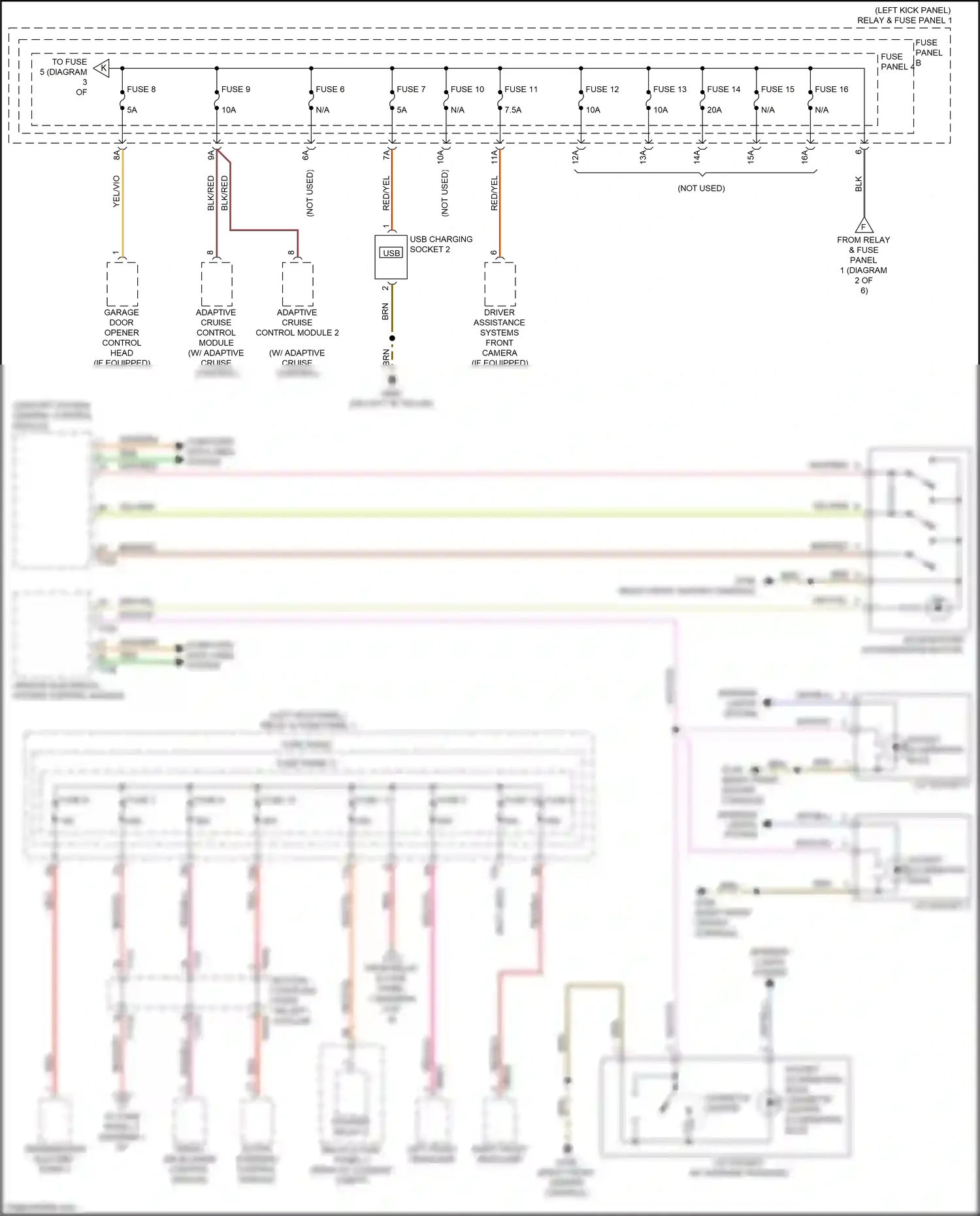 Wiring diagram blk for Audi RS5 F5 facelift (2019-2024) (46 of 97)