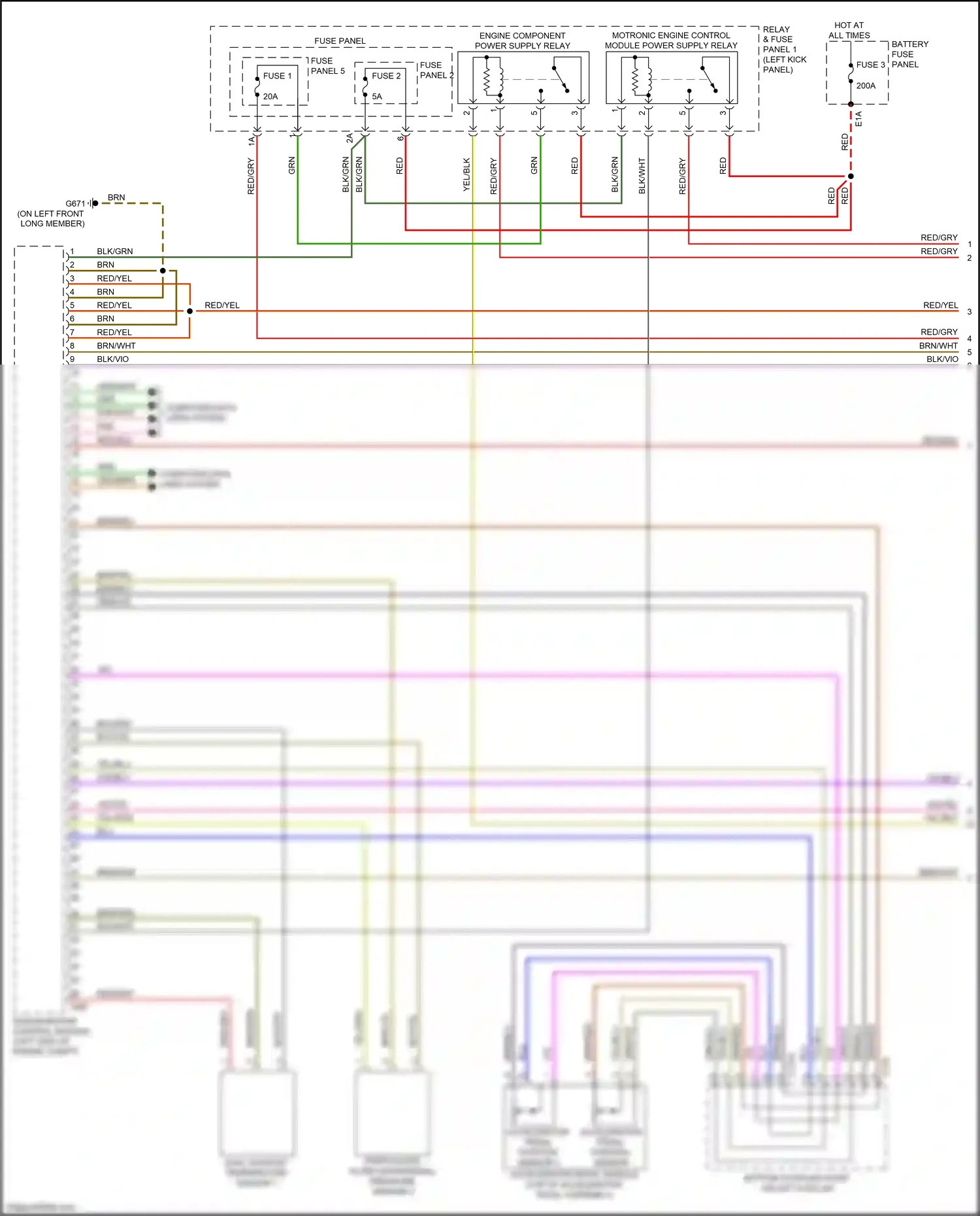 Wiring diagram blu for Audi RS5 F5 facelift (2019-2024) (61 of 66)