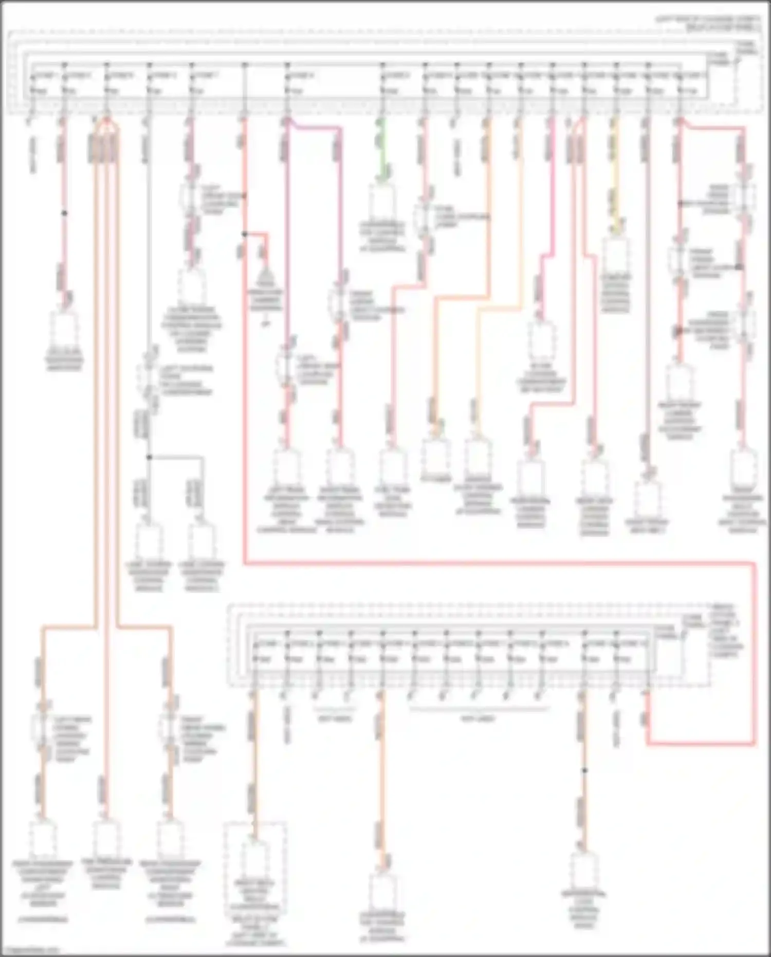 Wiring diagram cellular telephone amplifier for Audi RS5 F5 facelift (2019-2024) (3 of 3)