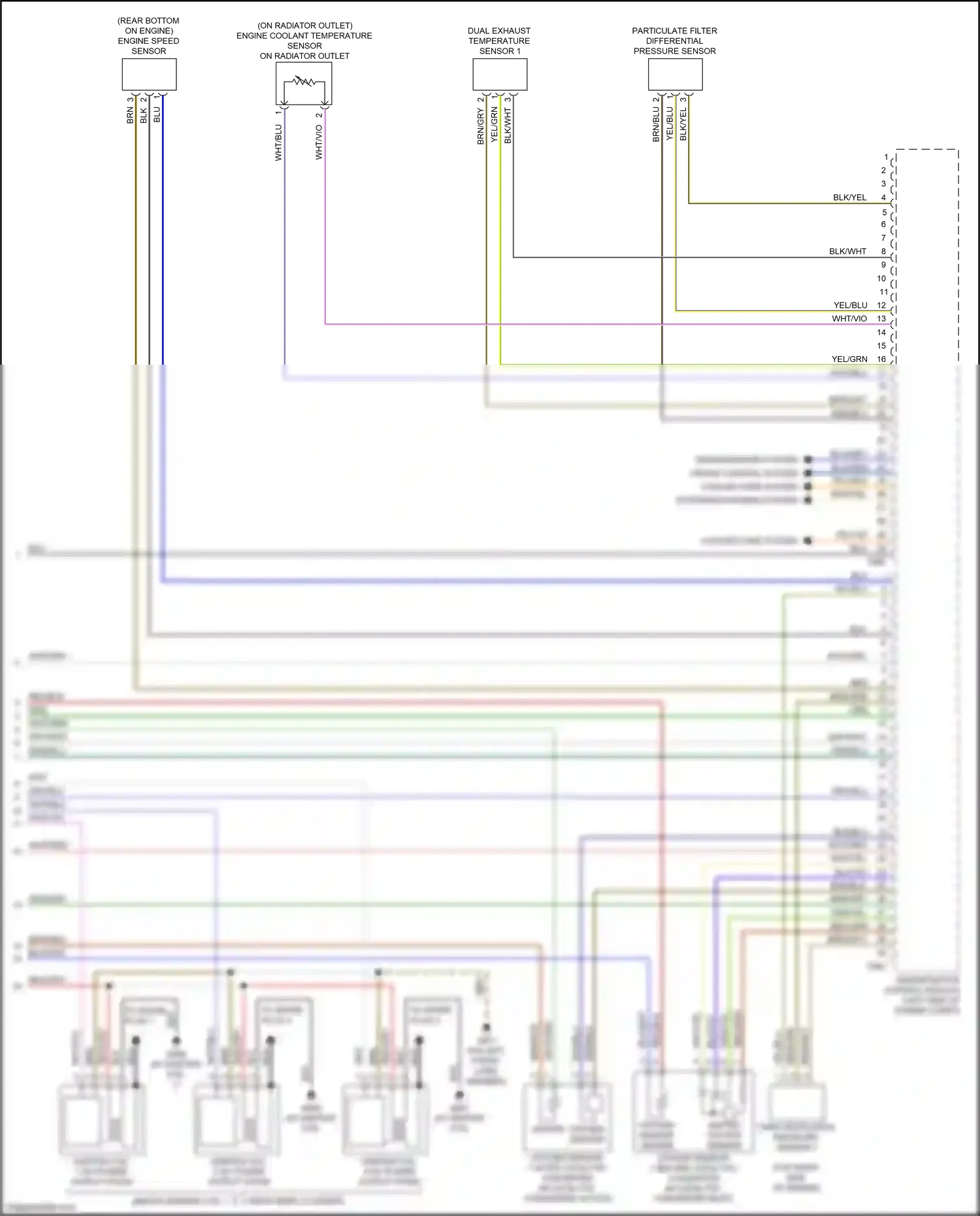 Wiring diagram cruise control system for Audi RS5 F5 facelift (2019-2024) (1 of 1)